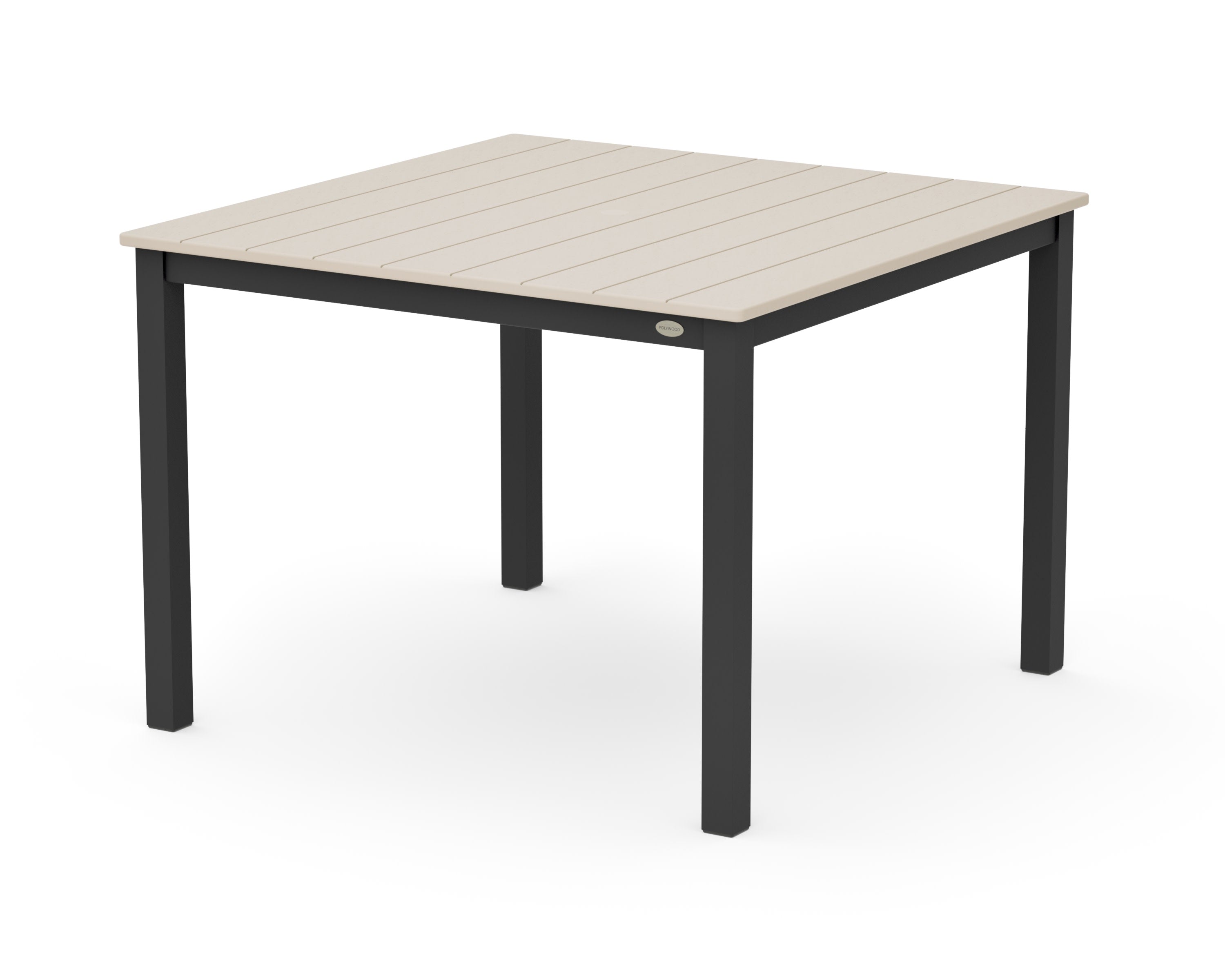 Main Street 42 x 42 Dining Table in Black / Sand