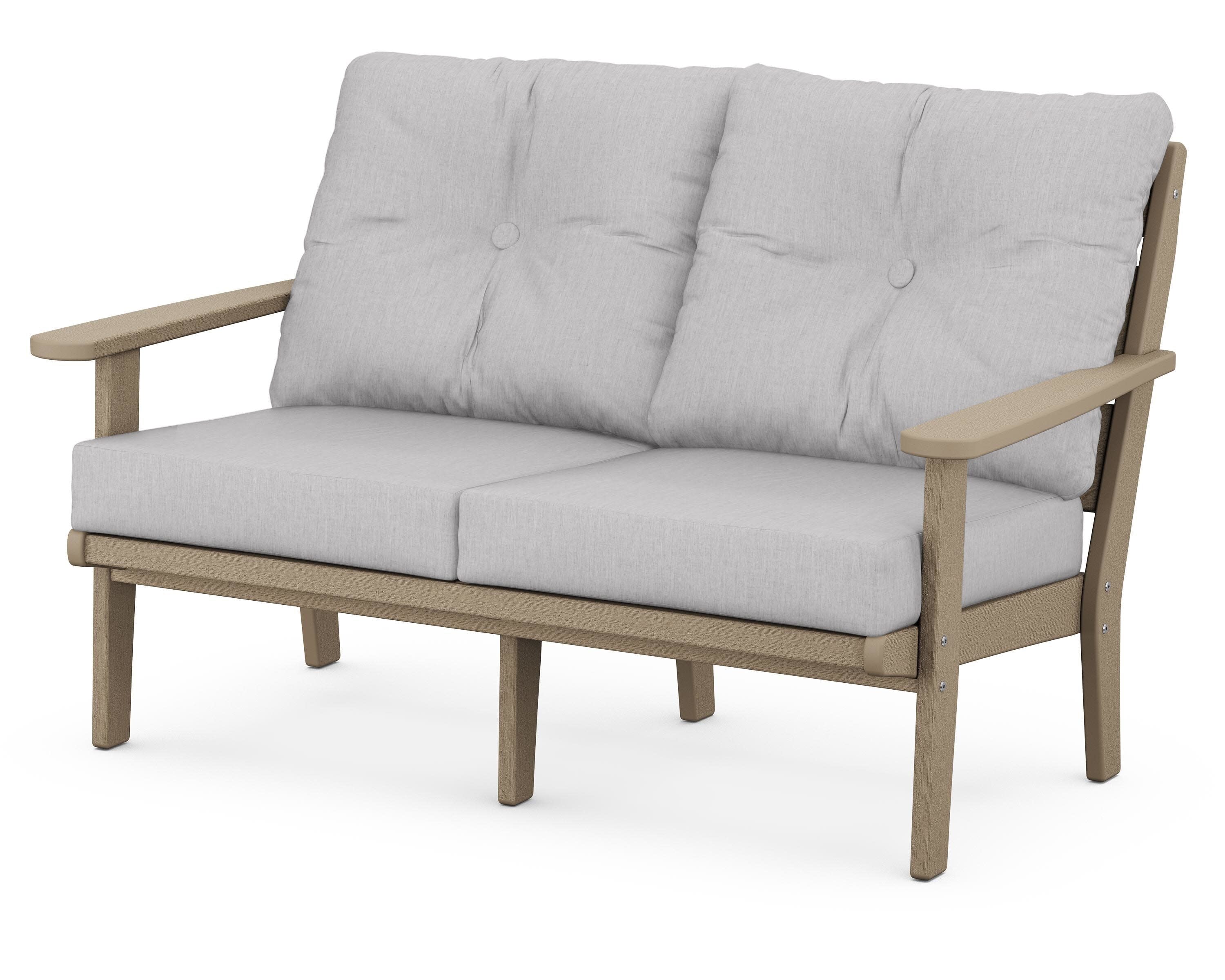 Lakeside Deep Seating Loveseat in Vintage Sahara / Granite