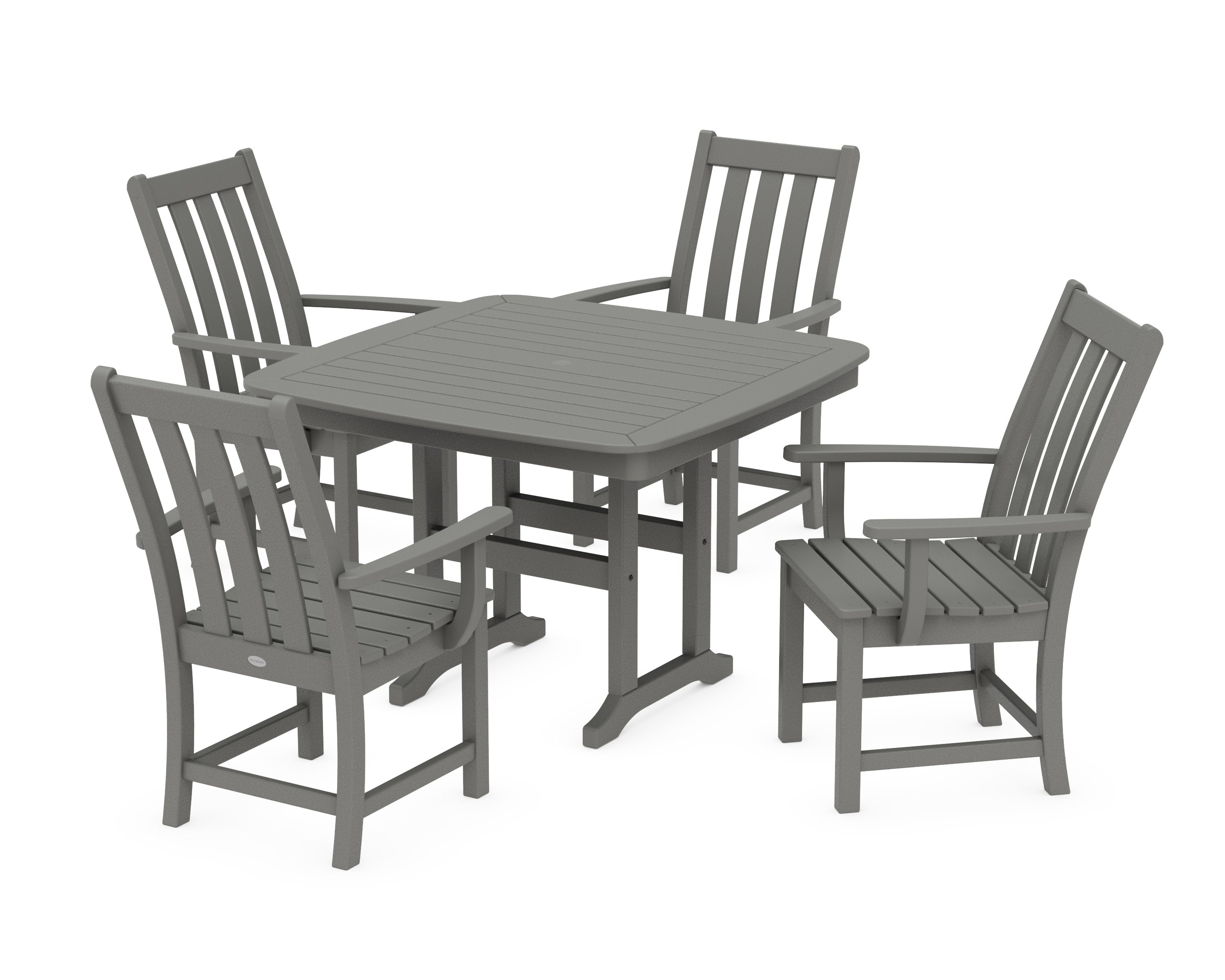 Vineyard 5-Piece Dining Set with Trestle Legs