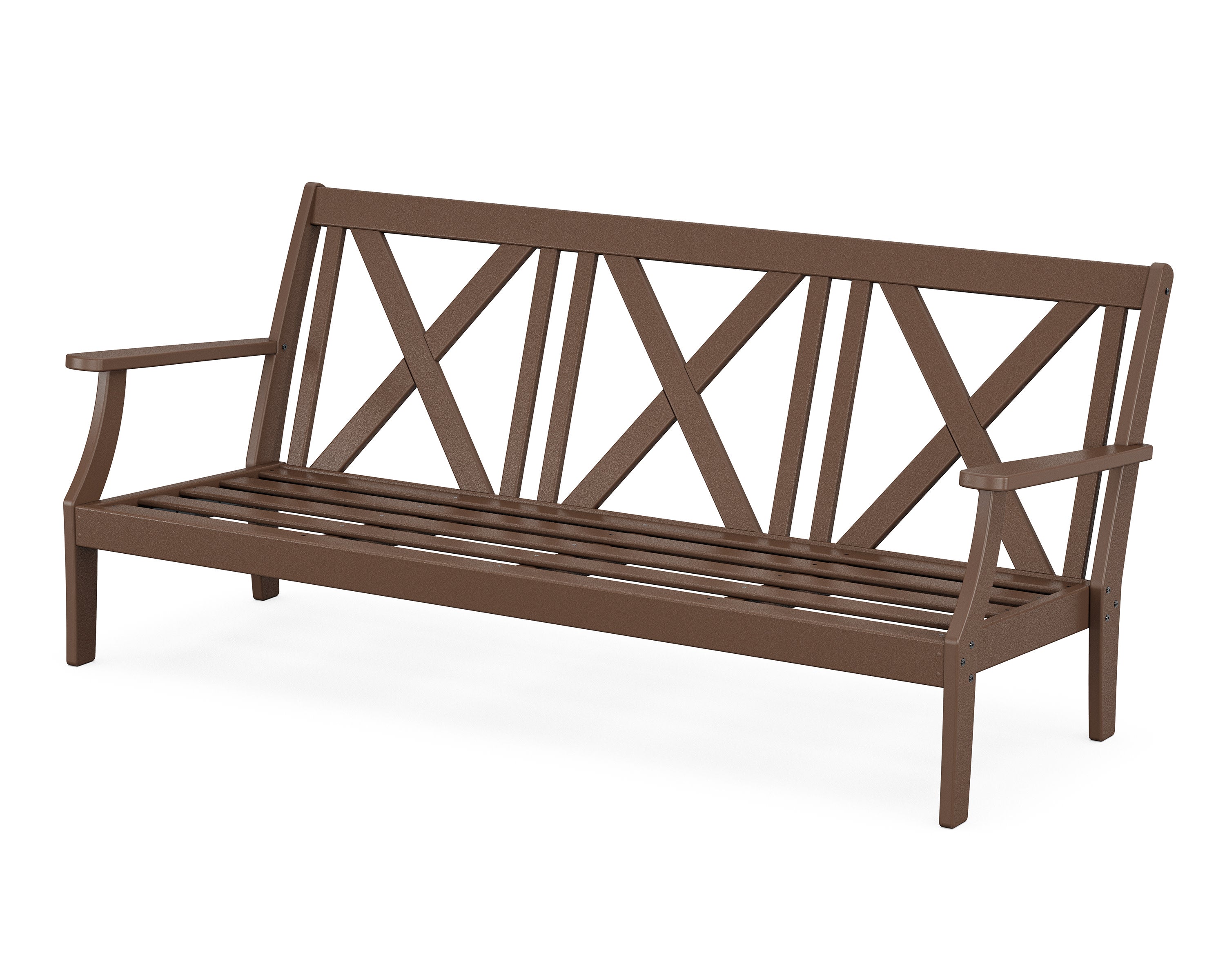 Braxton Deep Seating Sofa Frame in Mahogany