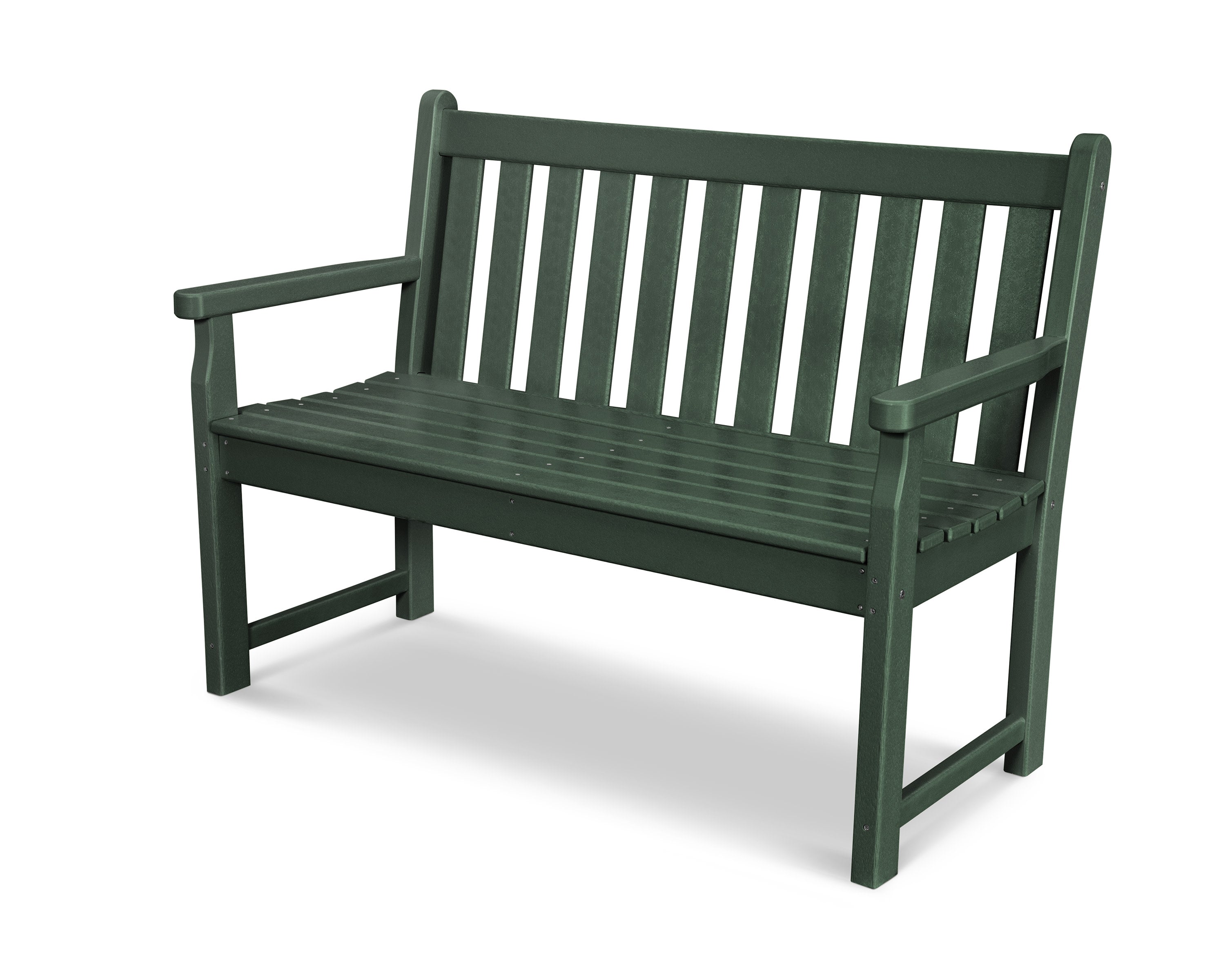 Traditional Garden 48" Bench in Green