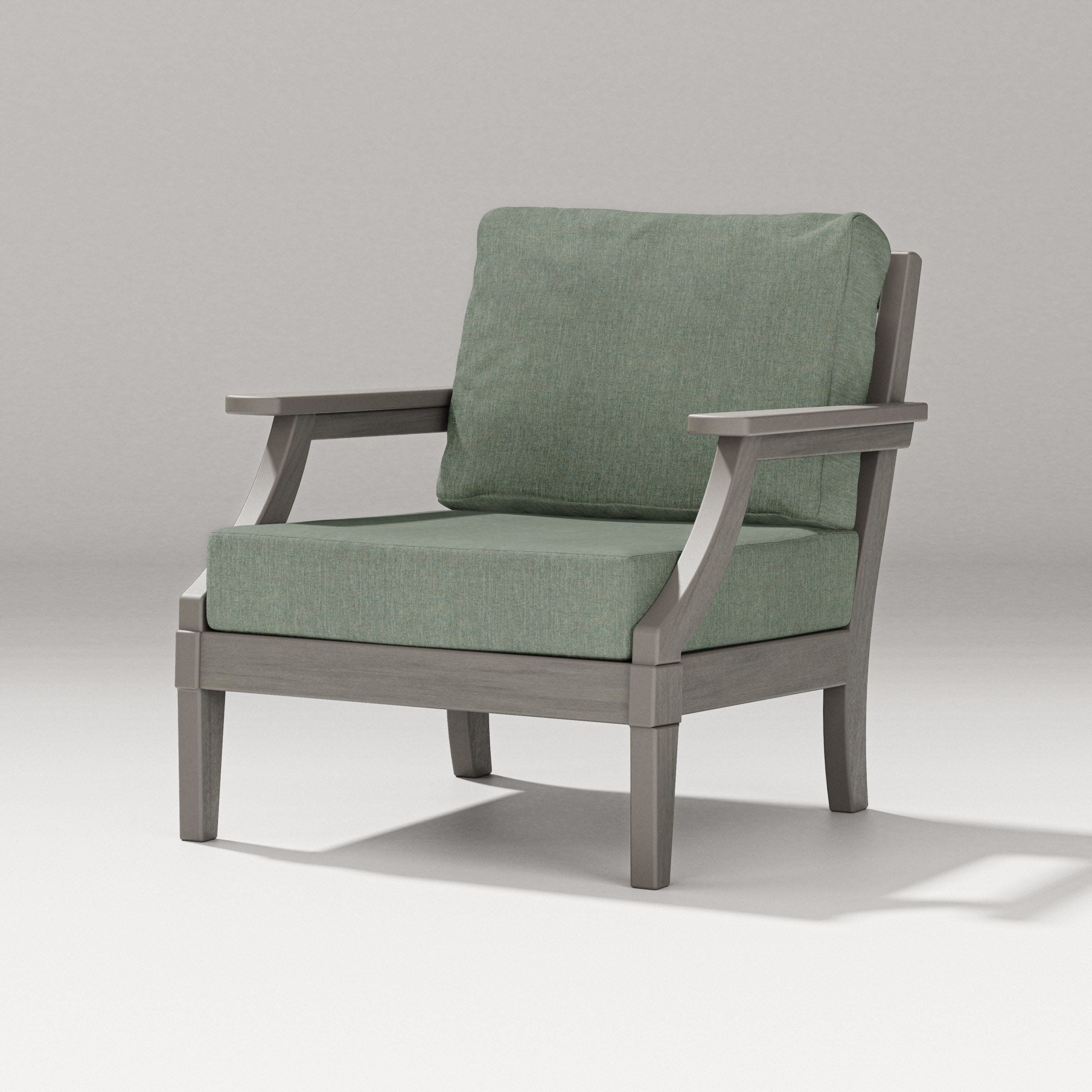 Estate Lounge Chair in Driftwood / Cast Sage