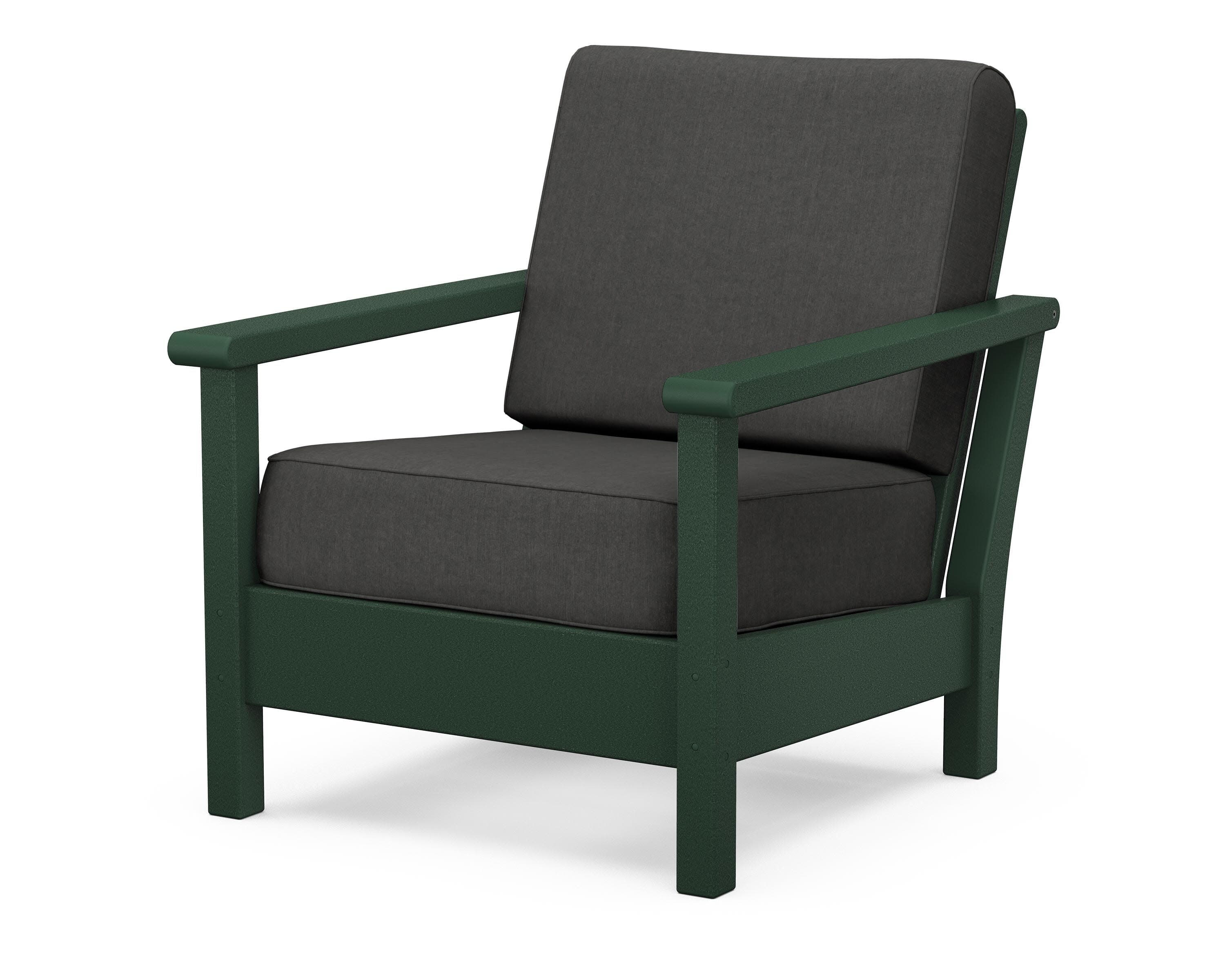 Harbour Deep Seating Chair in Green / Spectrum Carbon