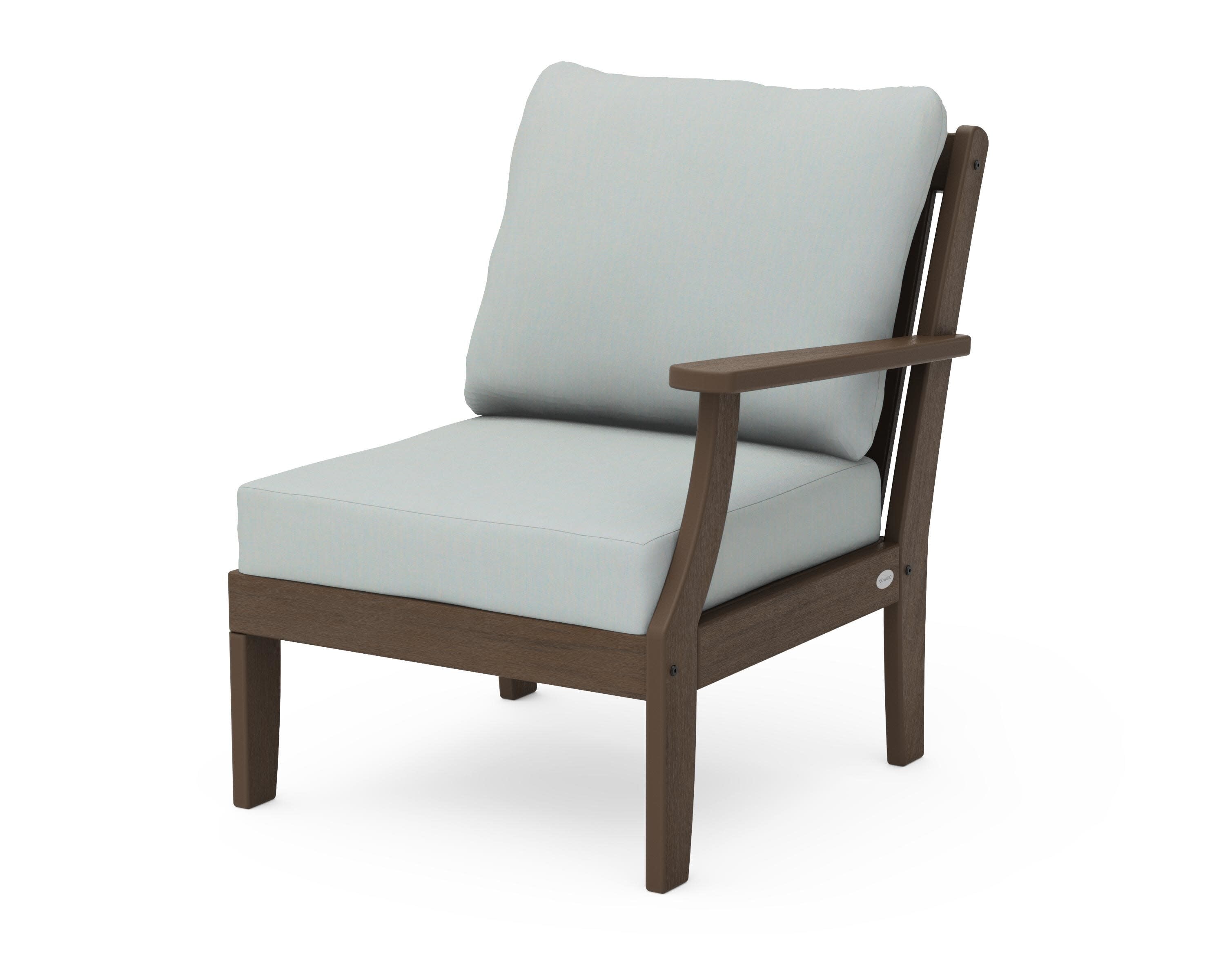 Braxton Modular Right Arm Chair in Kona / Spa