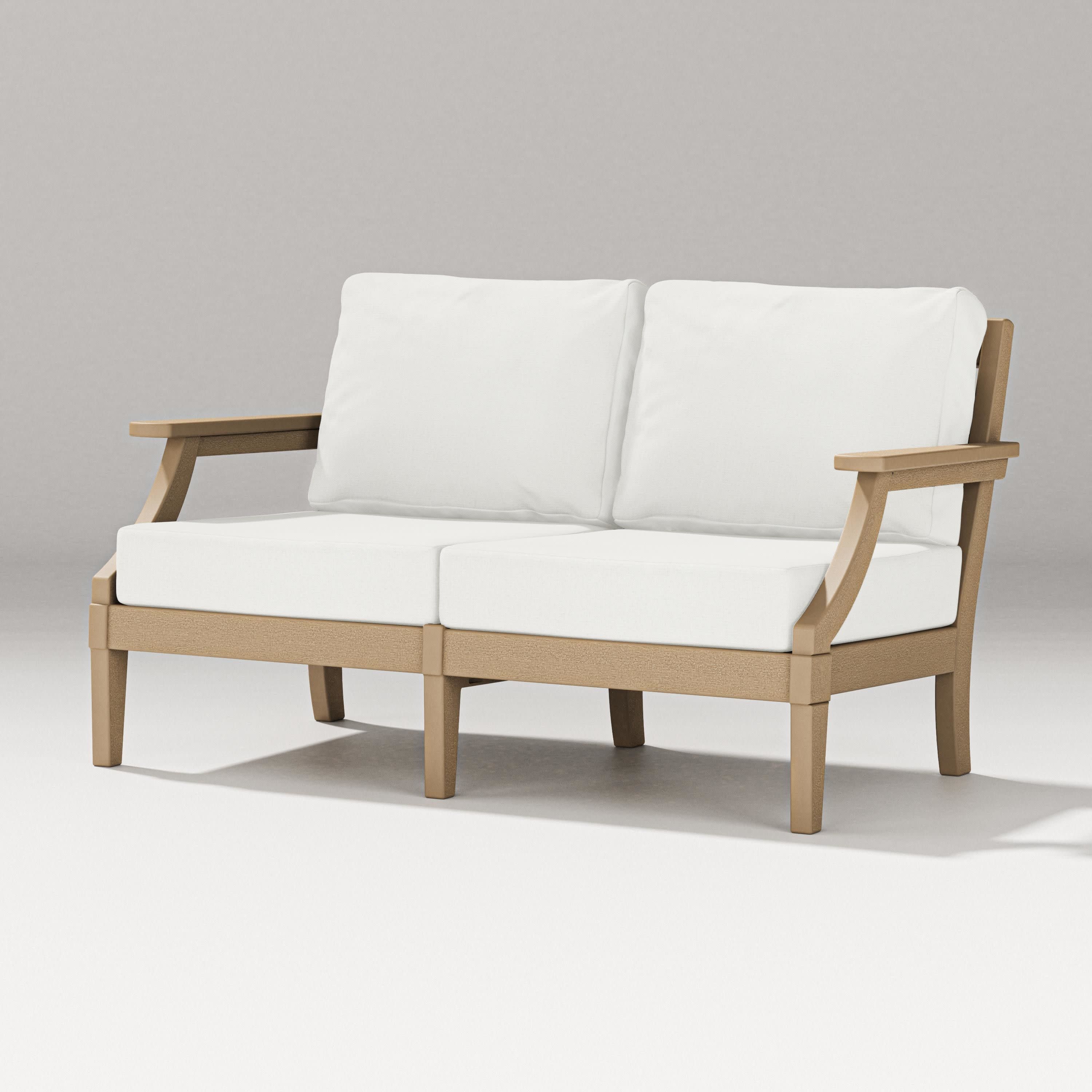 Estate Loveseat in Vintage Sahara / Natural Linen