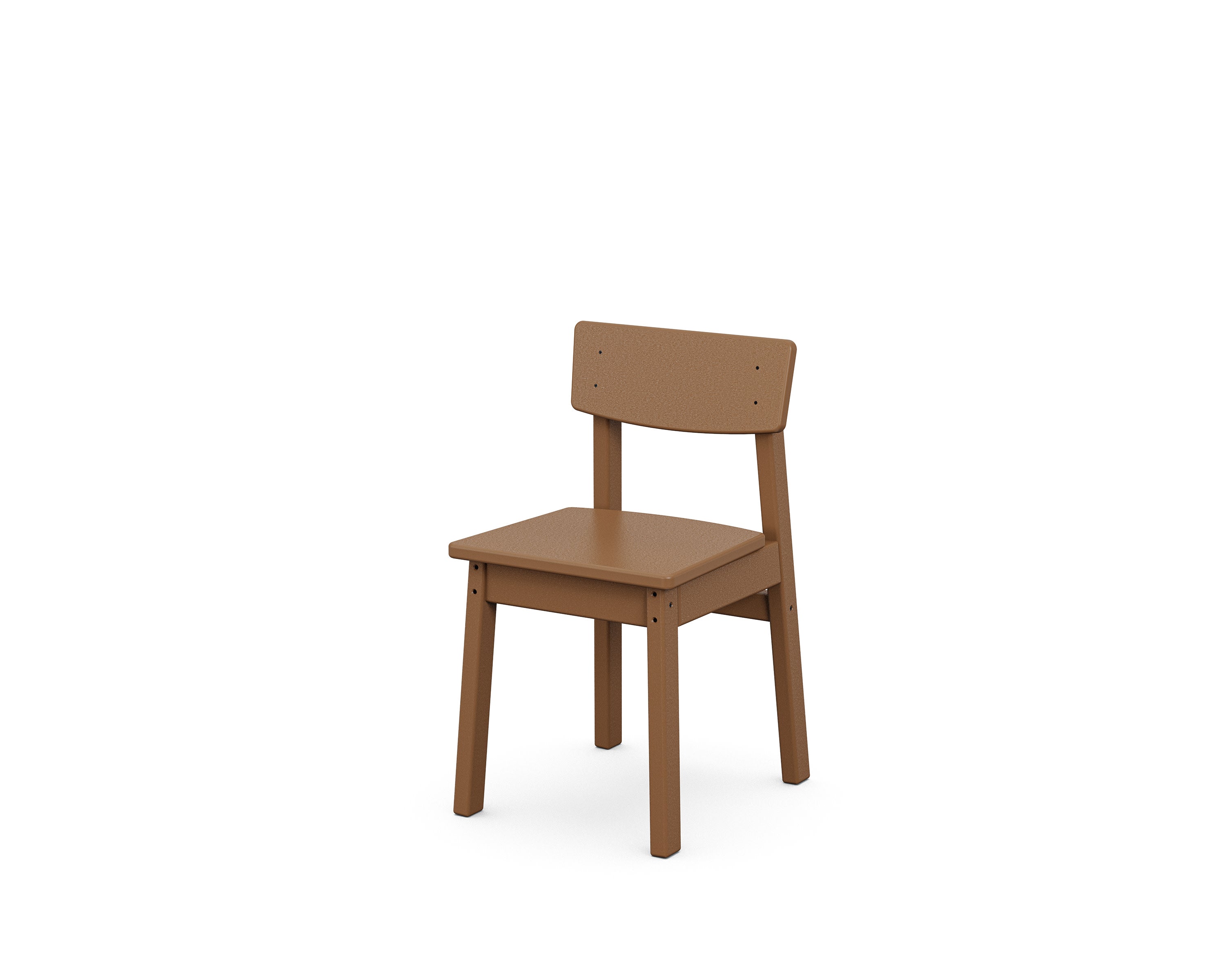 Kids Modern Studio Dining Chair in Teak