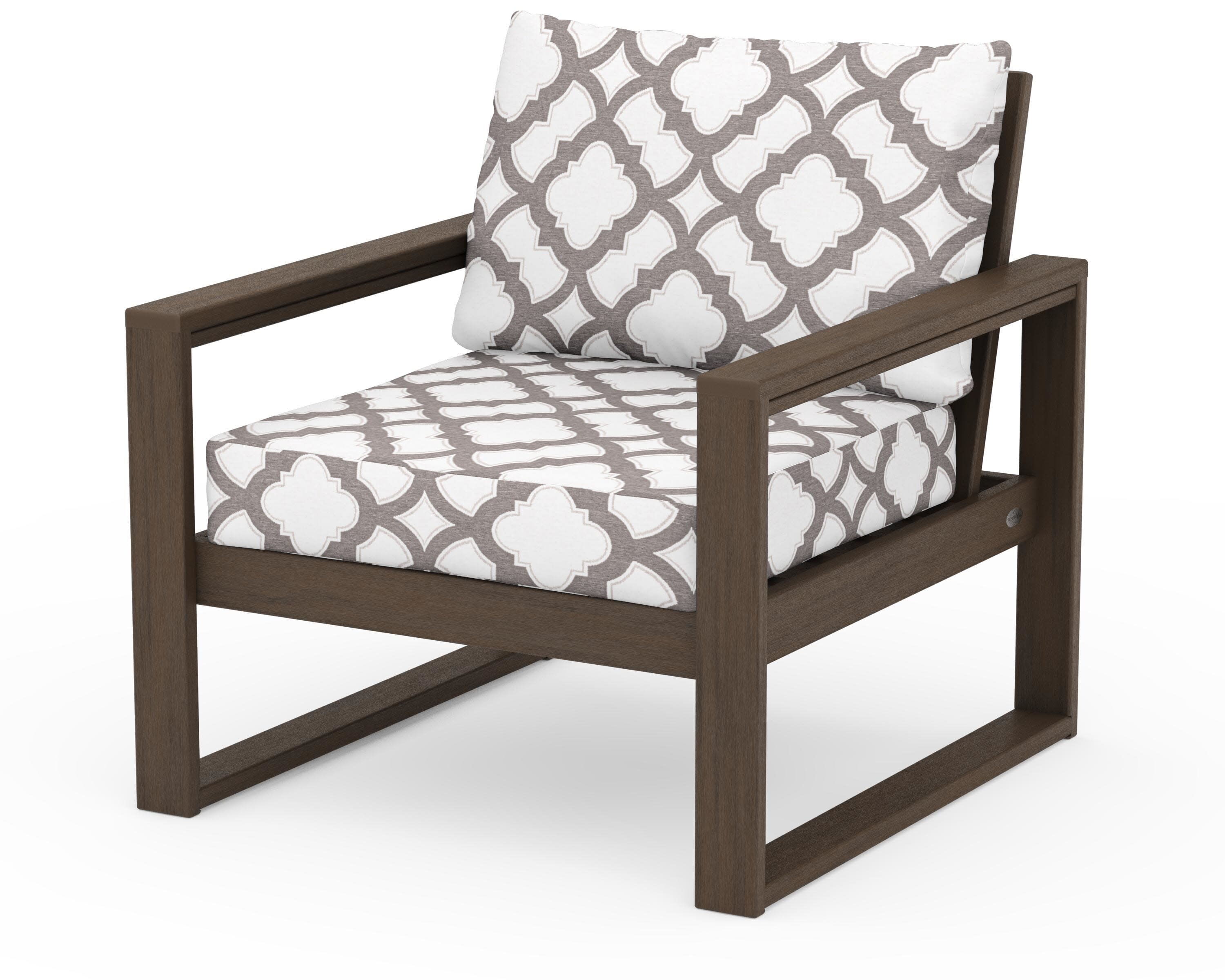 EDGE Club Chair in Kona / Trellis Grey Mist