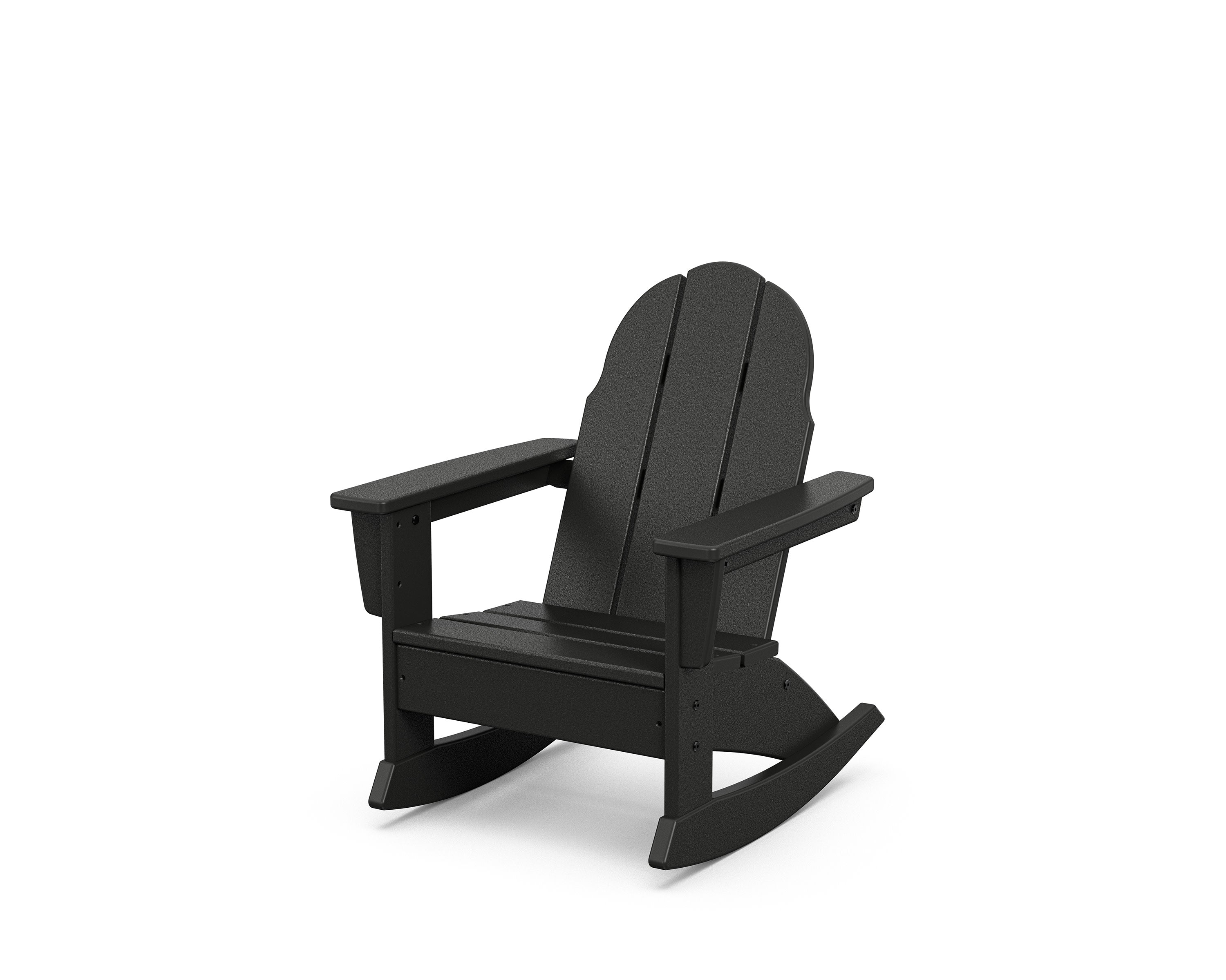 Kids Vineyard Adirondack Rocking Chair in Black