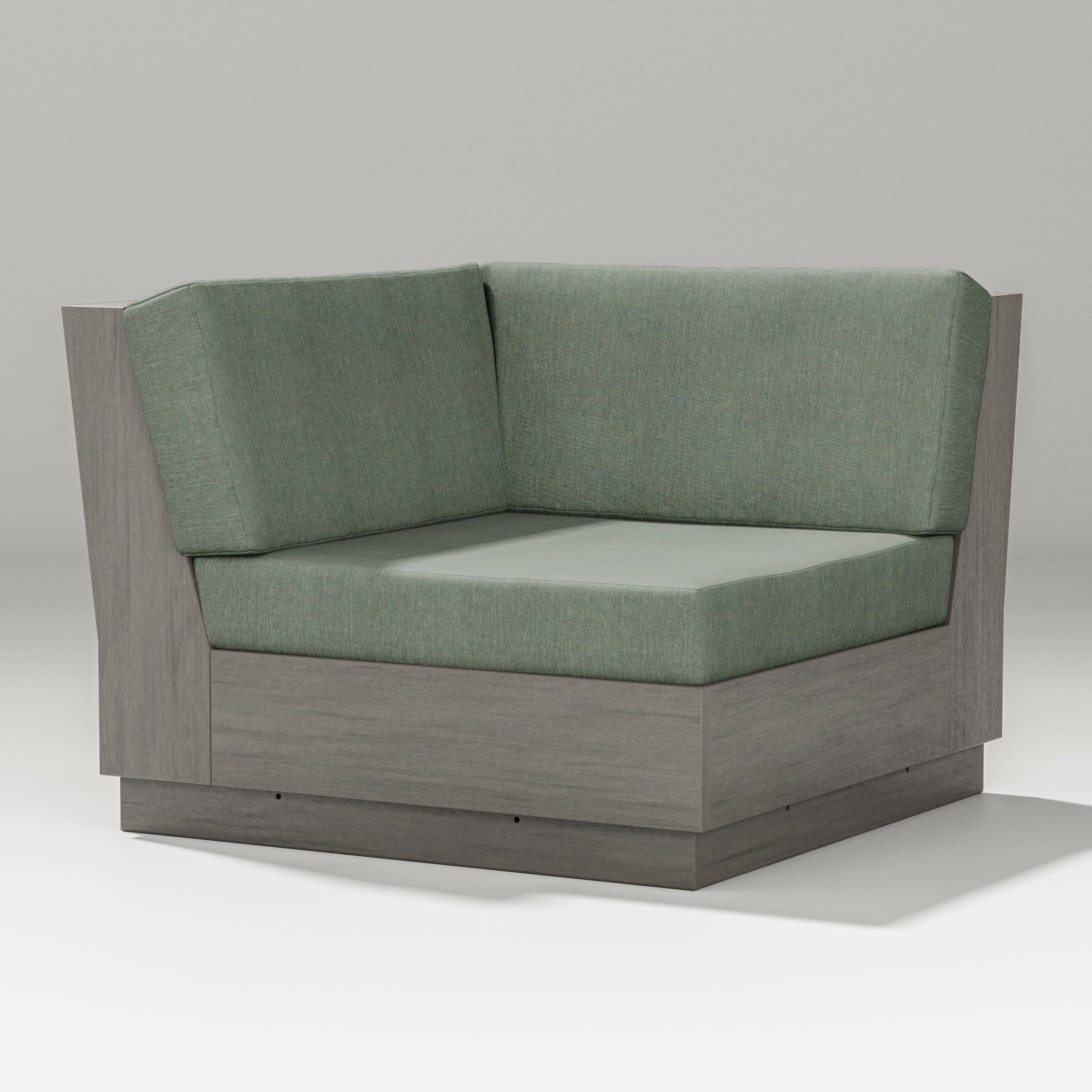 Elevate Modular Corner Chair in Driftwood / Cast Sage