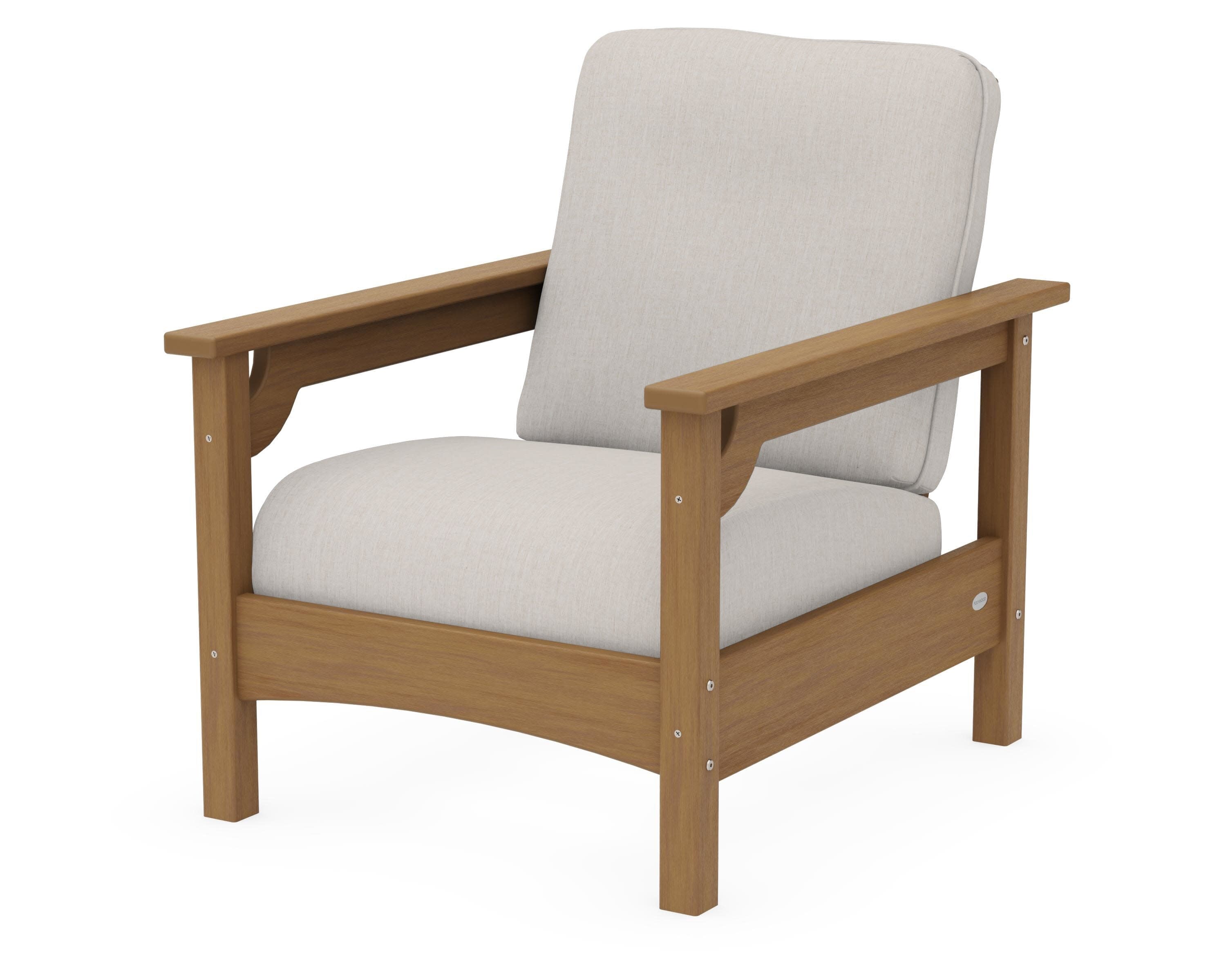 Club Chair in Natural / Cast Ash