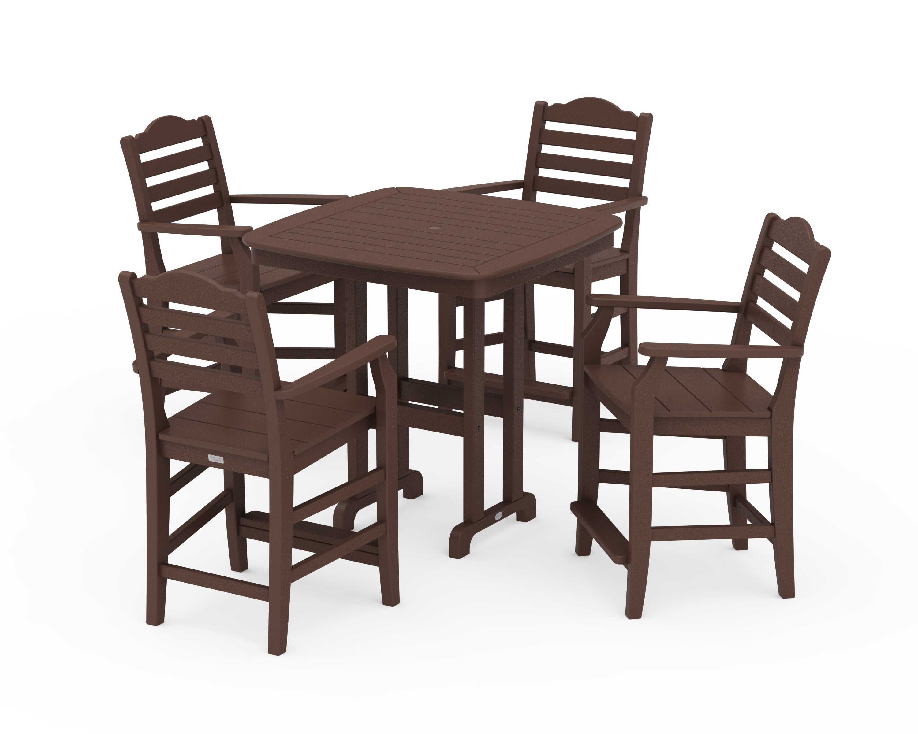 Savannah 5-Piece Counter Set in Mahogany