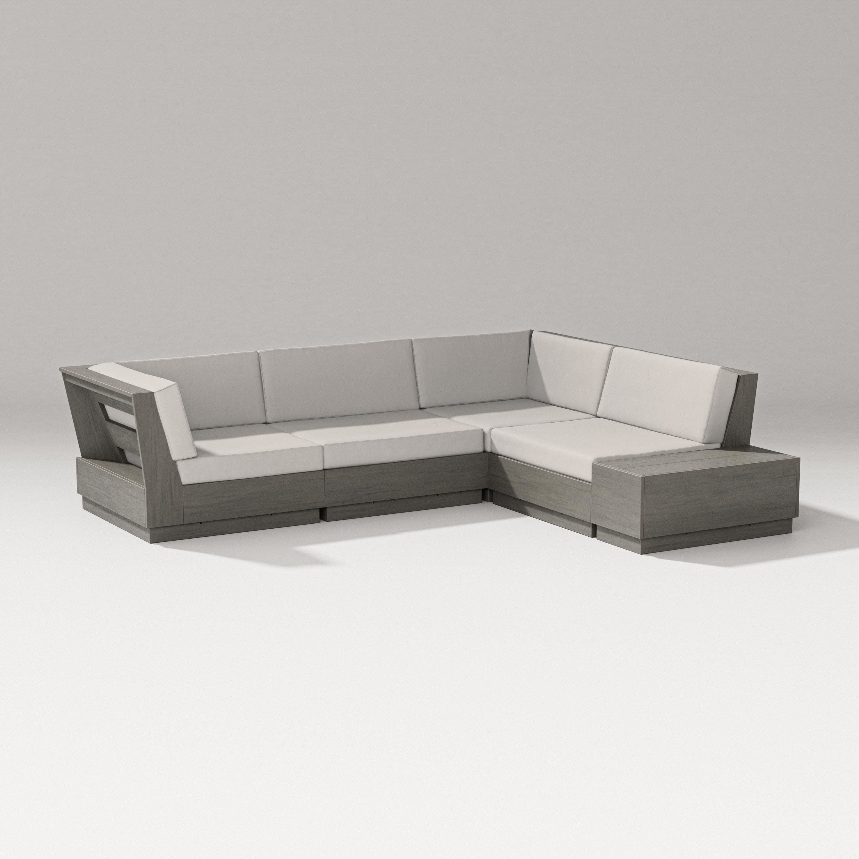 Elevate Corner Sectional in Driftwood / Cast Ash