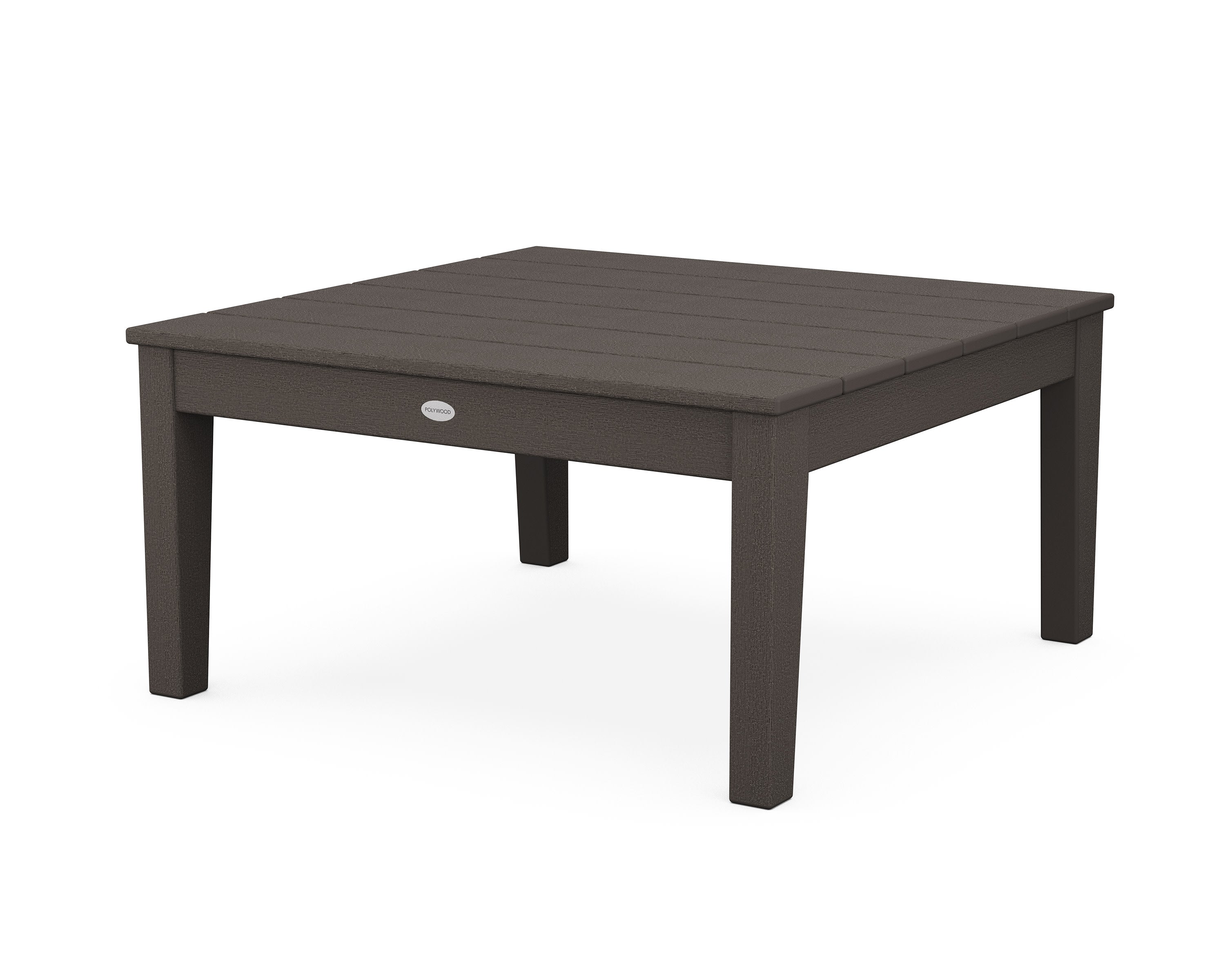 Newport 36" Conversation Table in Vintage Coffee