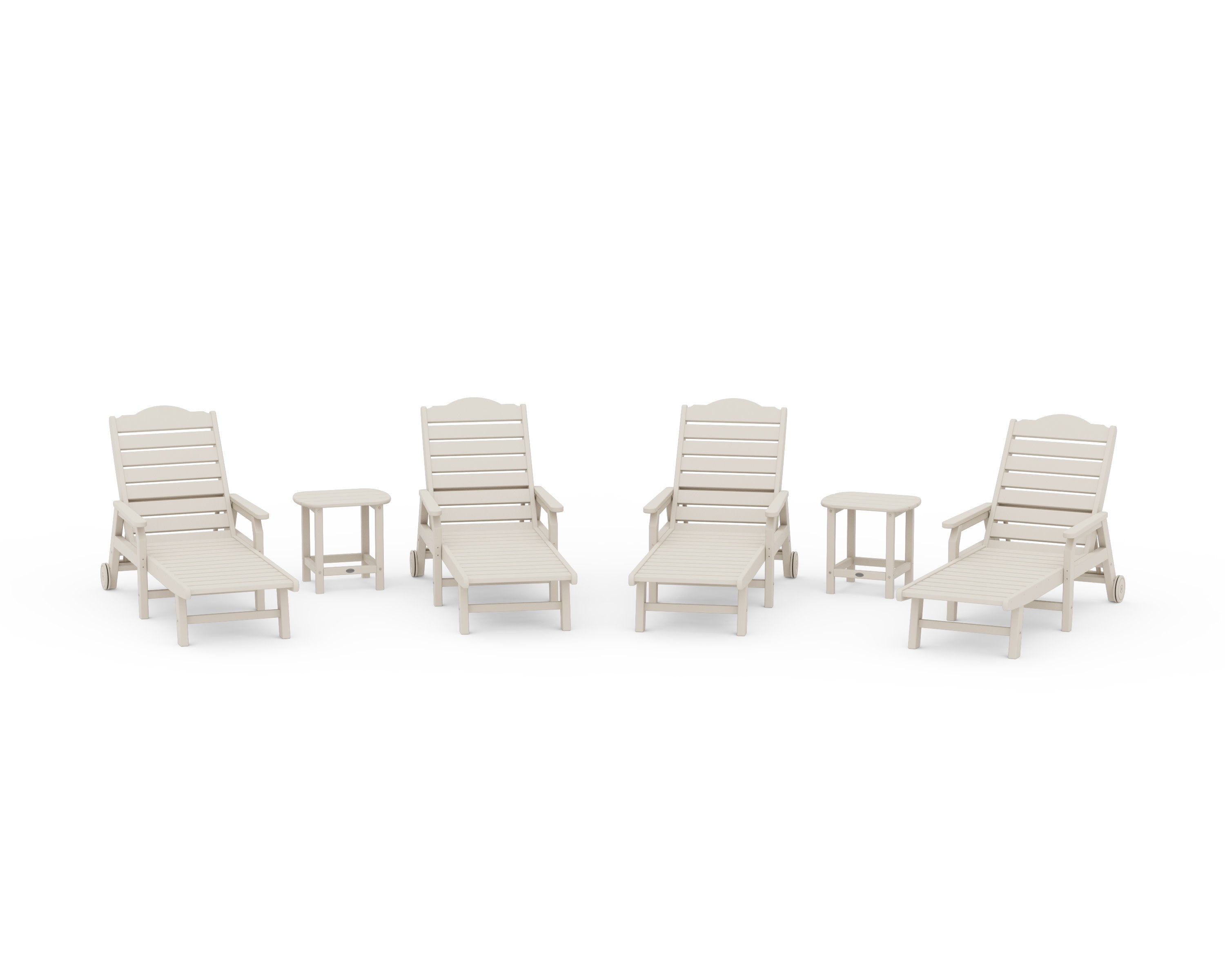 6-Piece Savannah Chaise Lounge Set in Sand