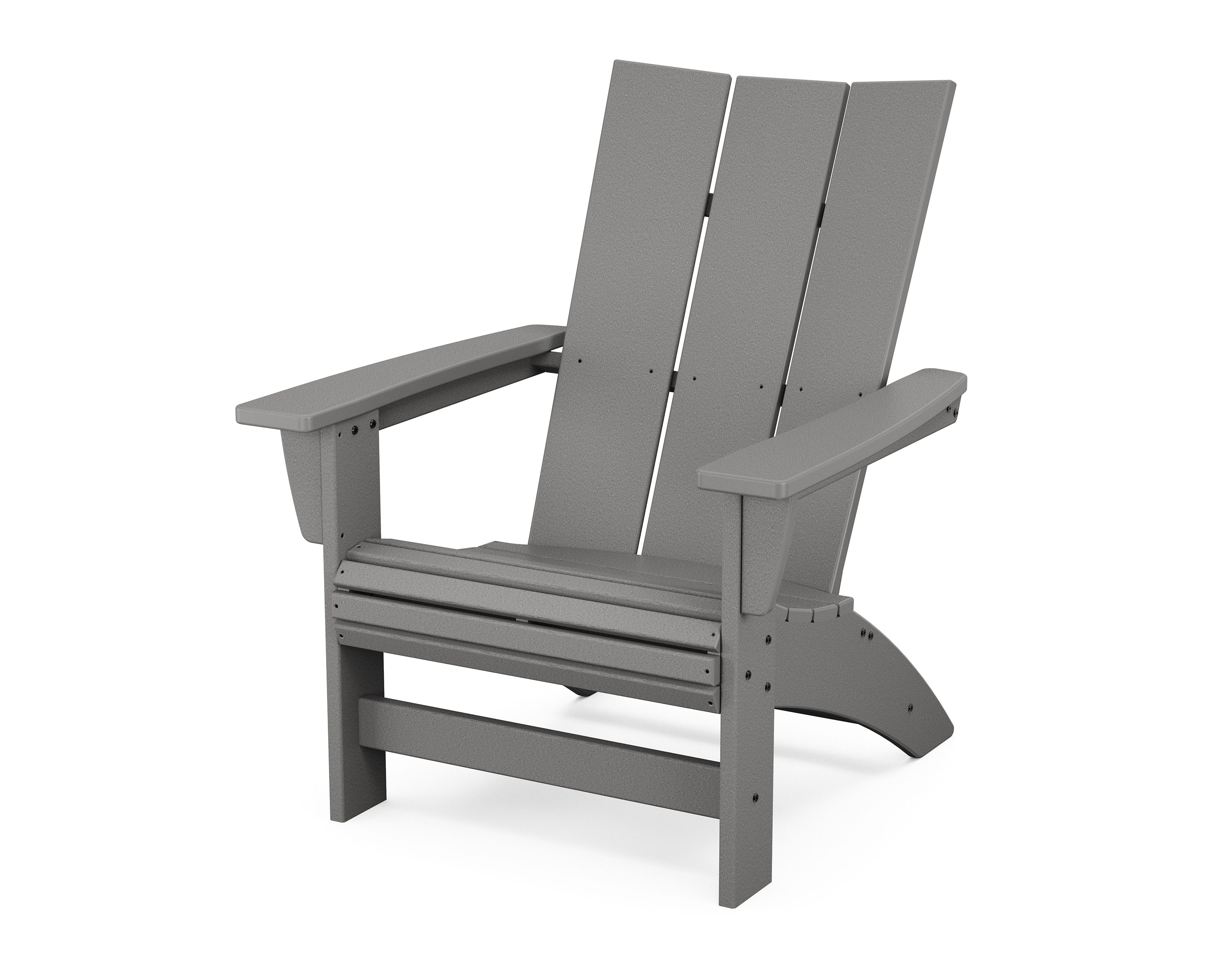 Modern Grand Adirondack Chair in Slate Grey