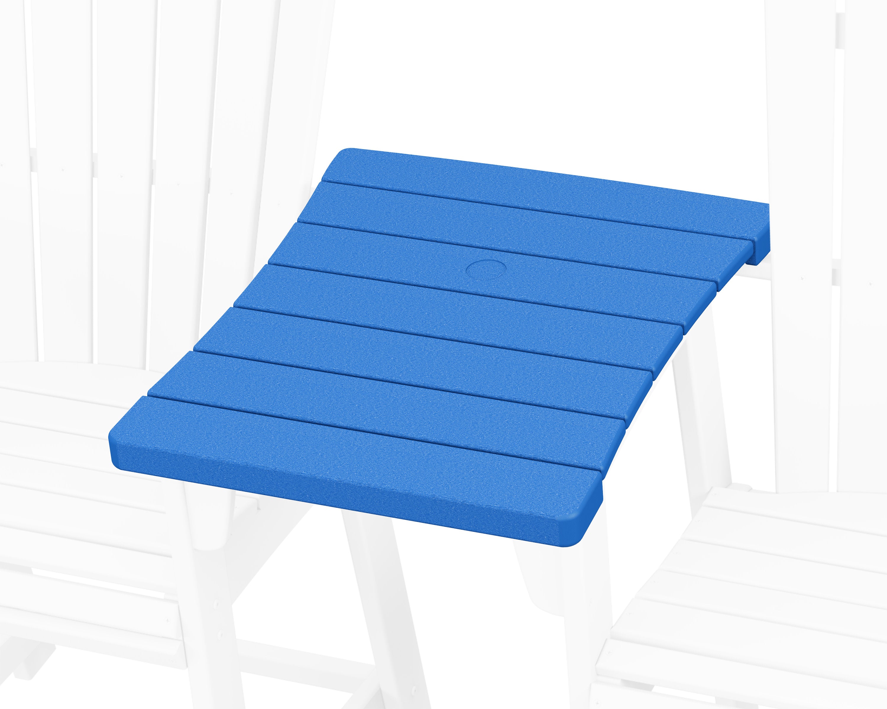 600 Series Straight Adirondack Dining Connecting Table in Pacific Blue