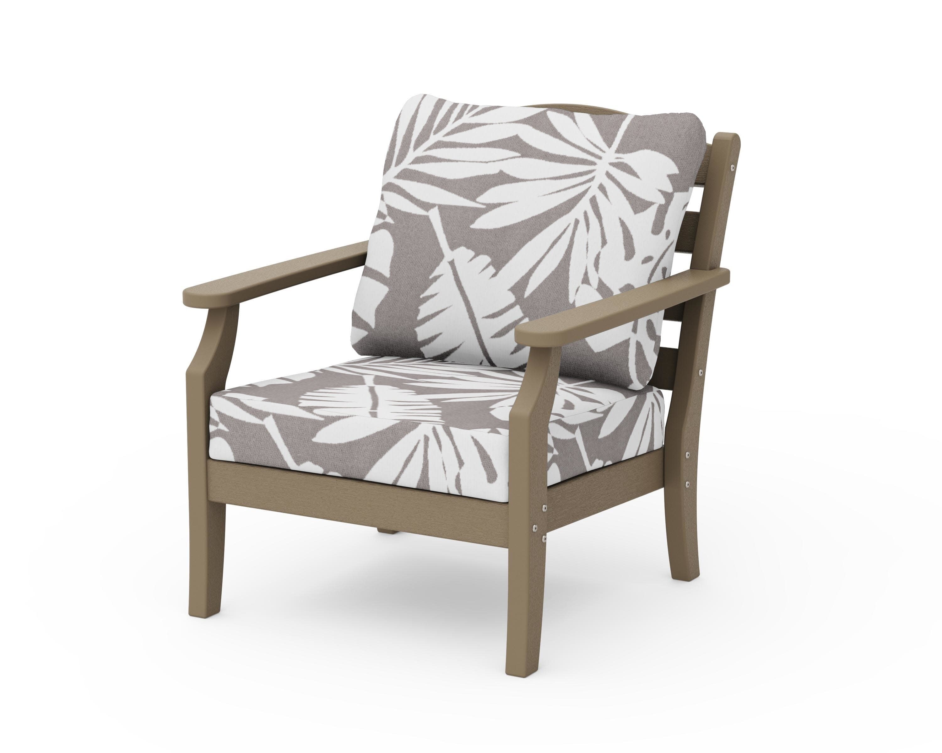 Savannah Deep Seating Chair in Vintage Sahara / Leaf Grey Mist