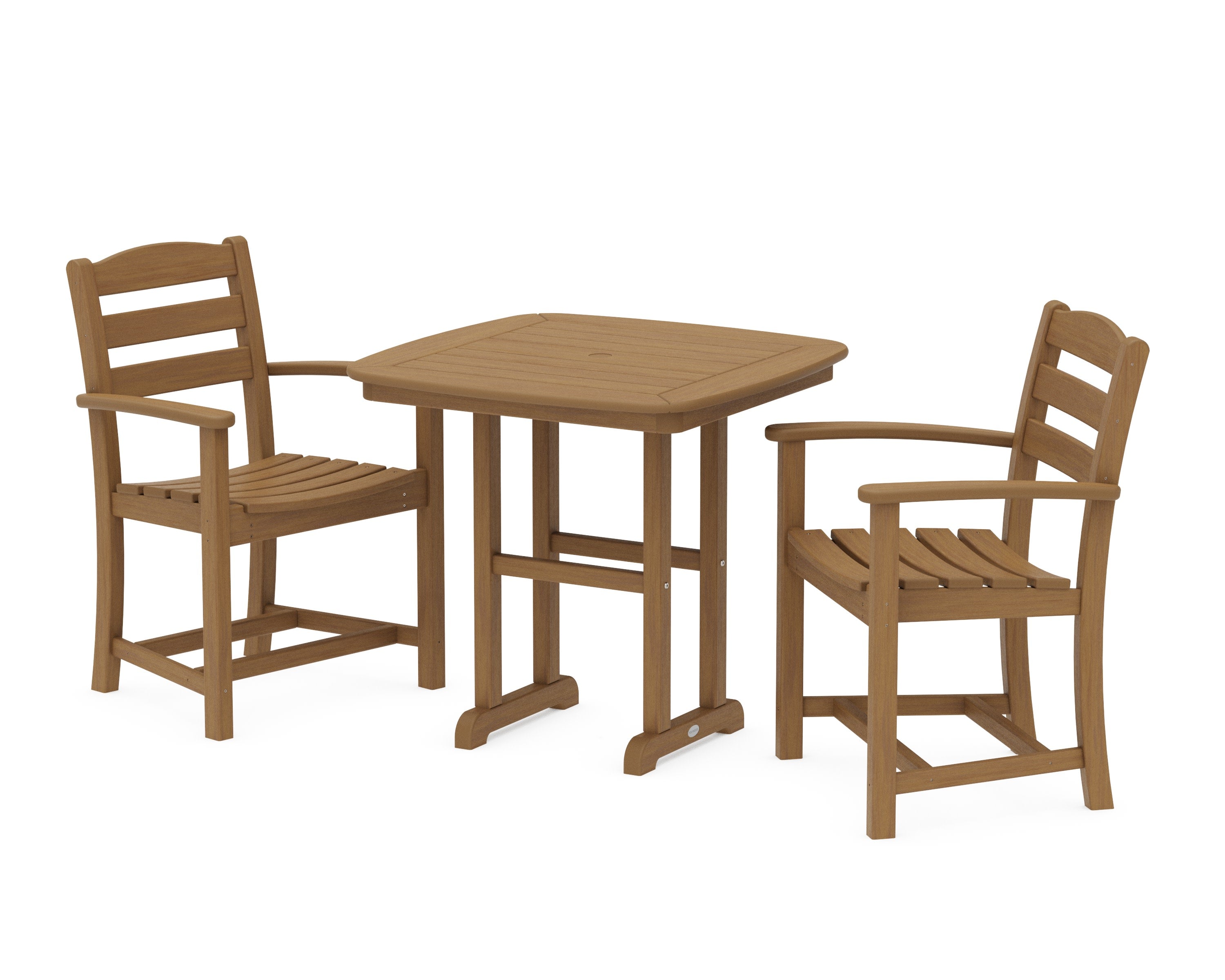 La Casa Caf 3-Piece Dining Set in Natural