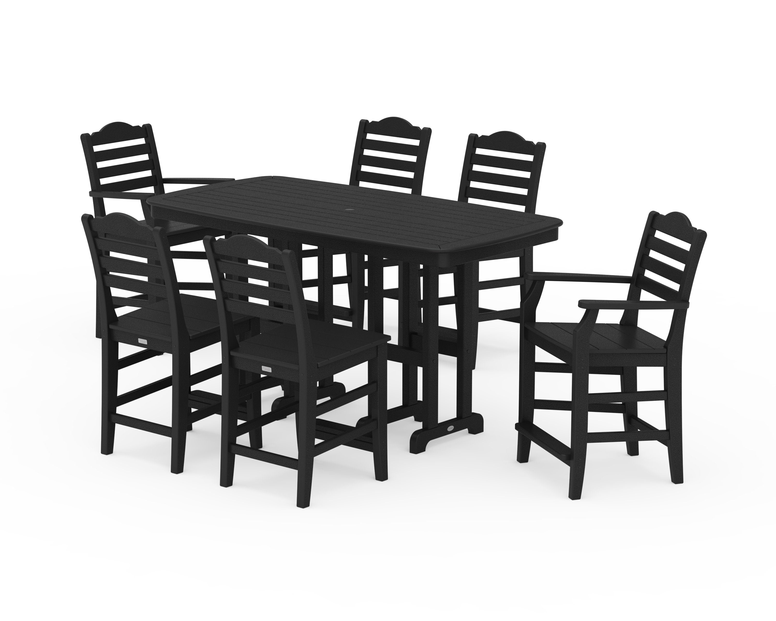 Savannah 7-Piece Counter Set in Black