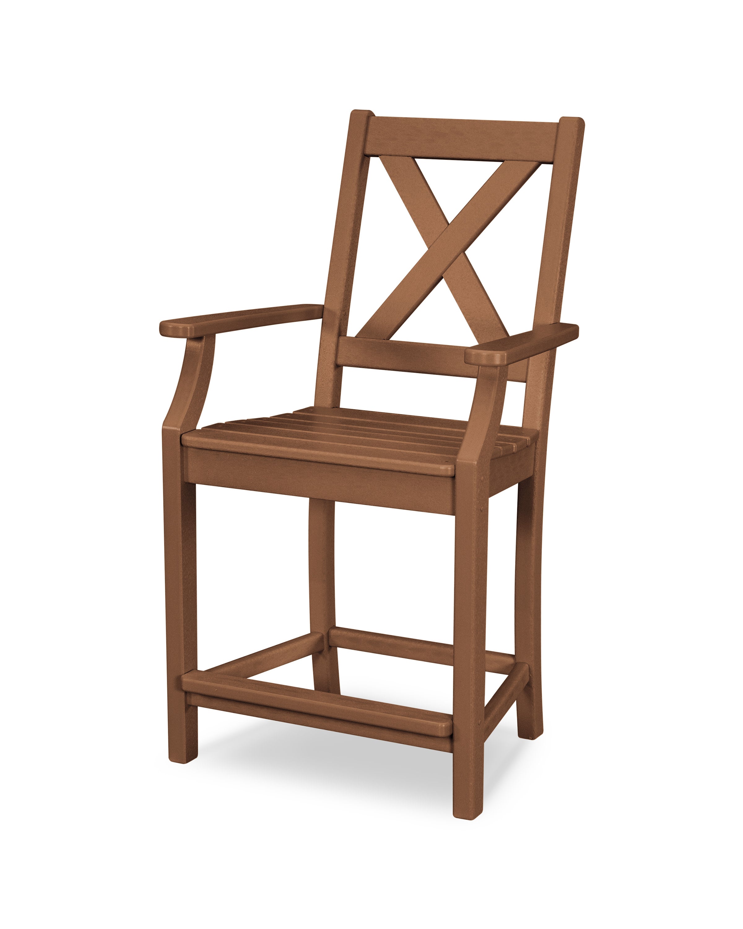 Braxton Counter Arm Chair in Teak