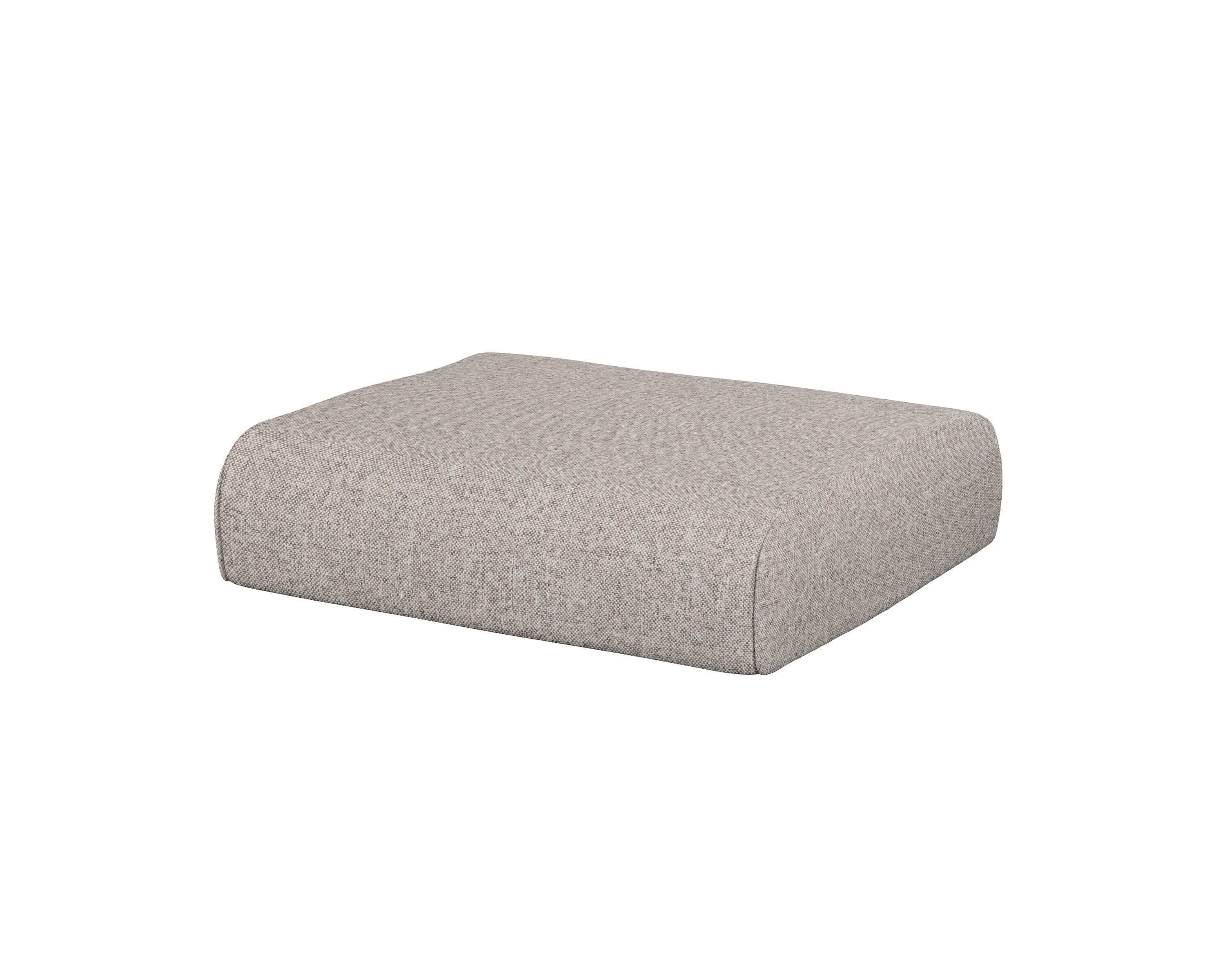 Club Ottoman Cushion in Weathered Tweed