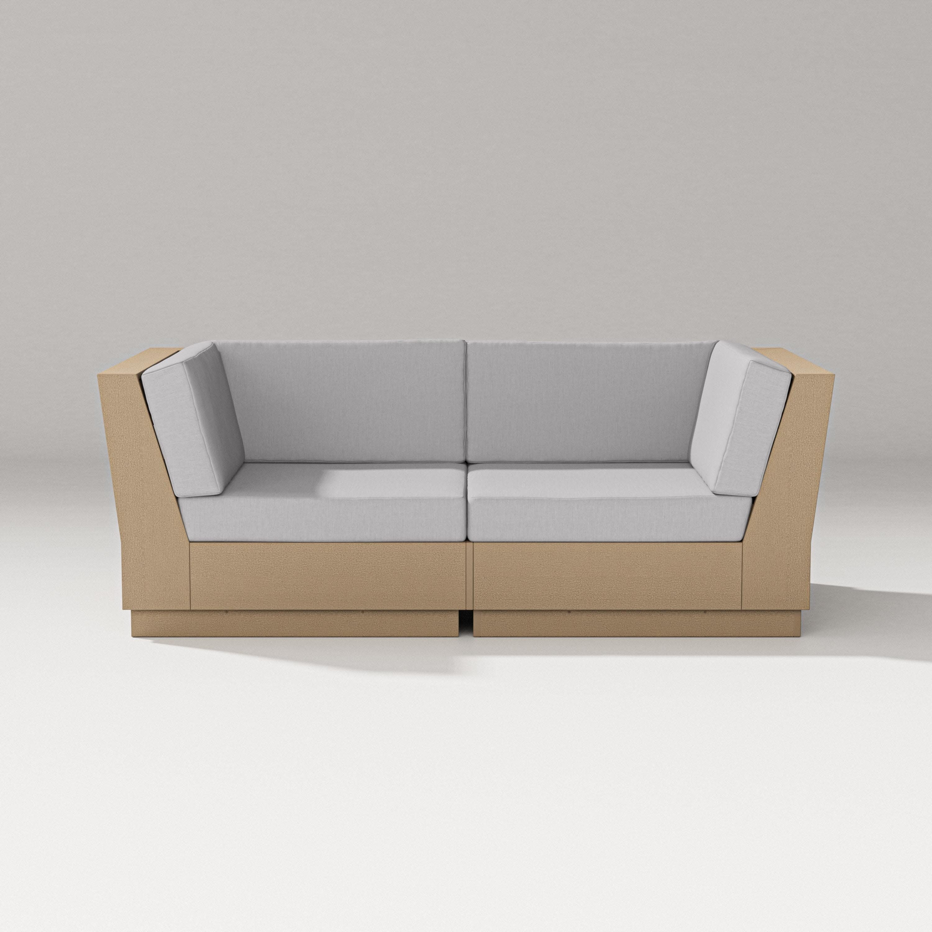 Elevate Loveseat Sectional in Vintage Sahara / Granite