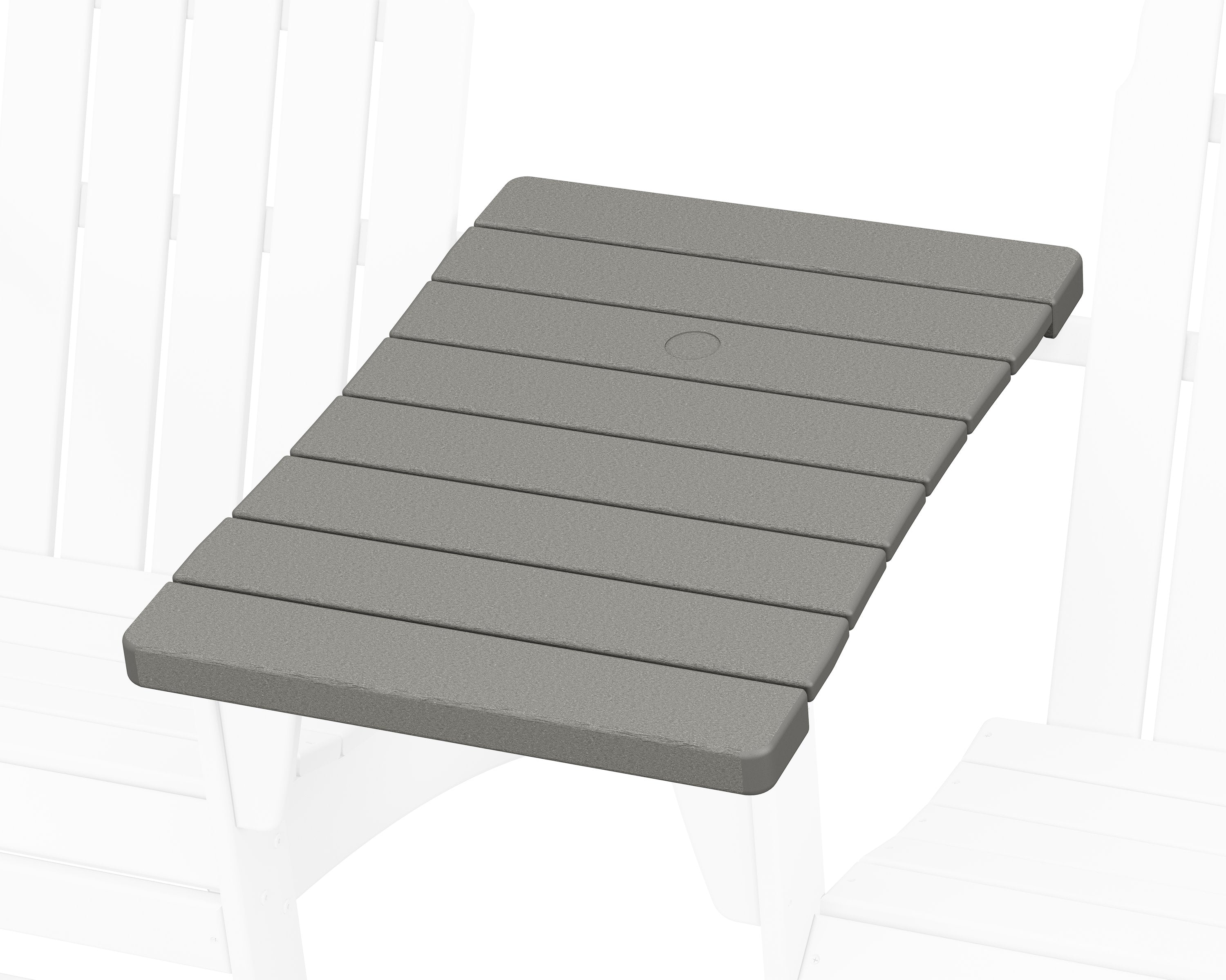 400 Series Straight Adirondack Connecting Table in Slate Grey