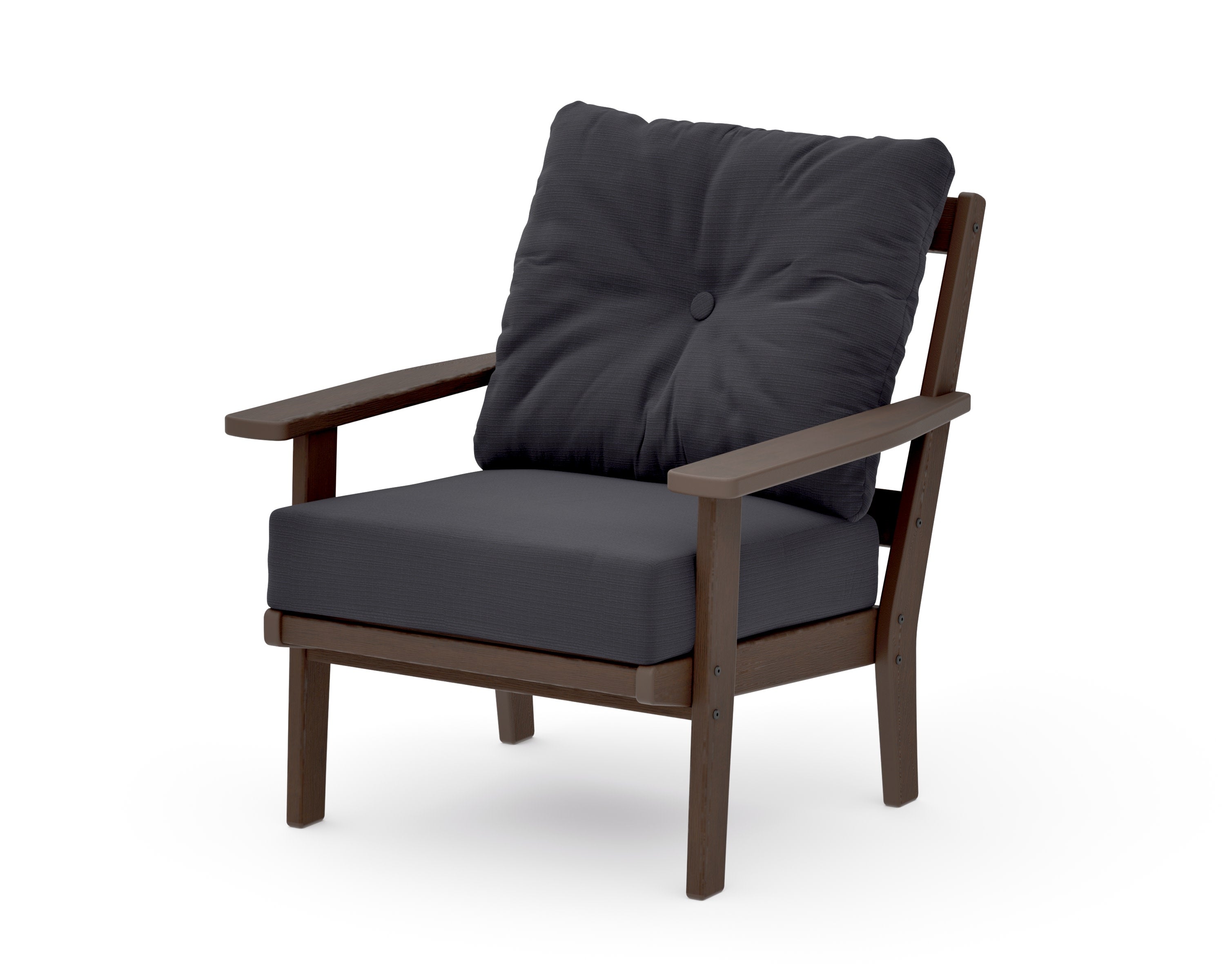 Prairie Deep Seating Chair in Kona / Midnight Linen