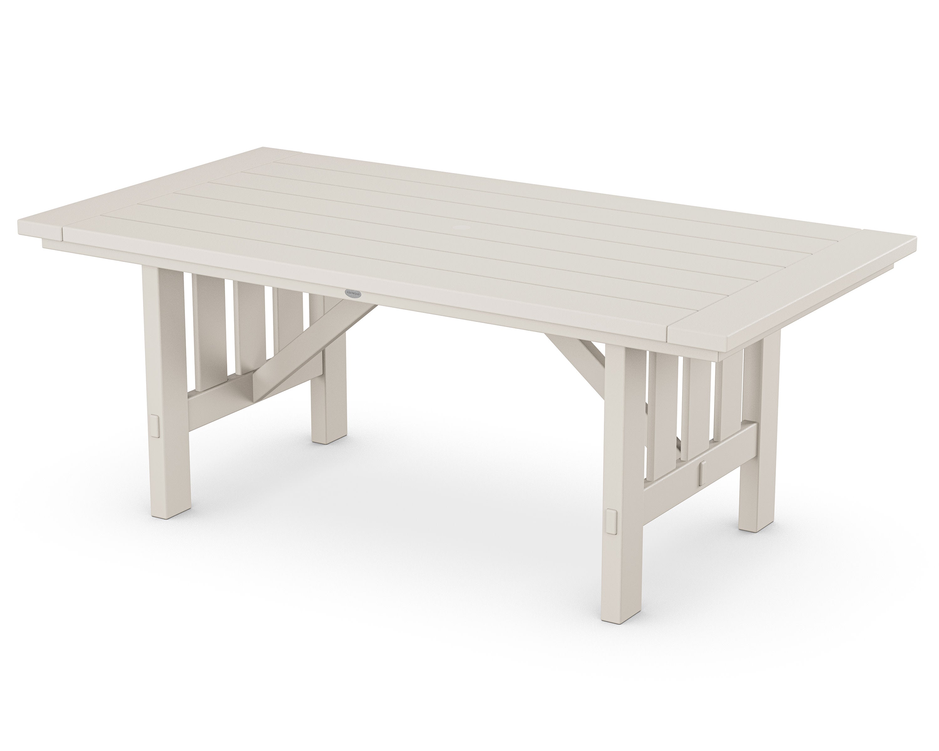 Mission 39" x 75" Dining Table in Sand
