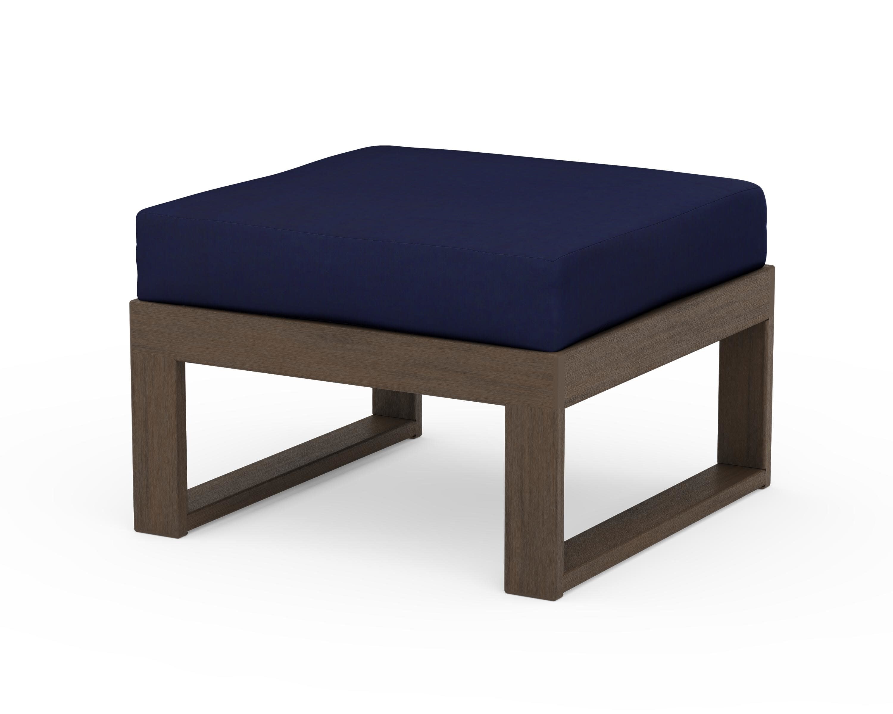 Modular Ottoman - Modern in Kona / Navy