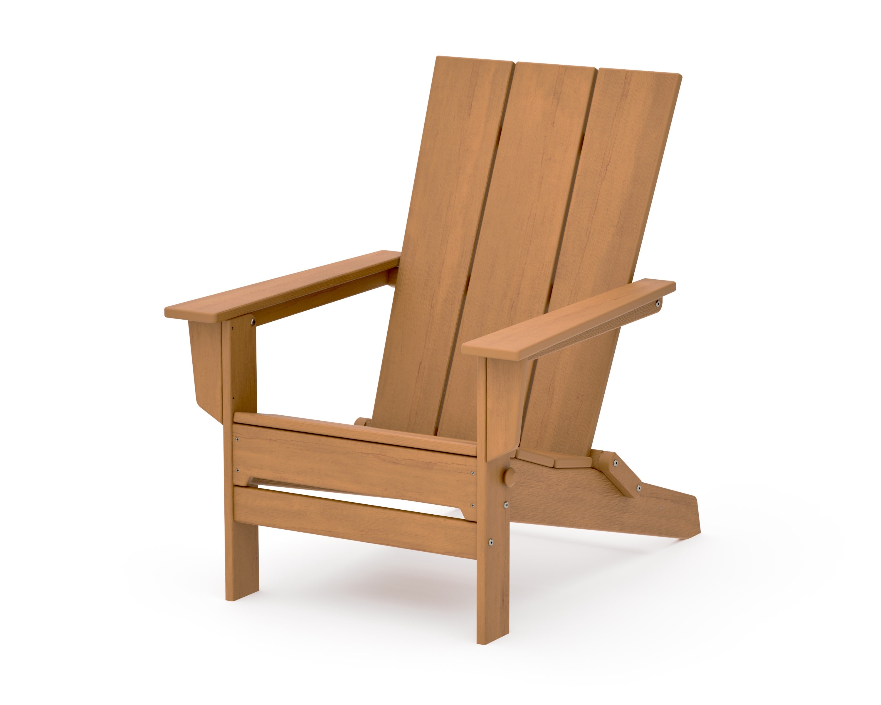 Modern Studio Folding Adirondack Chair in Natural