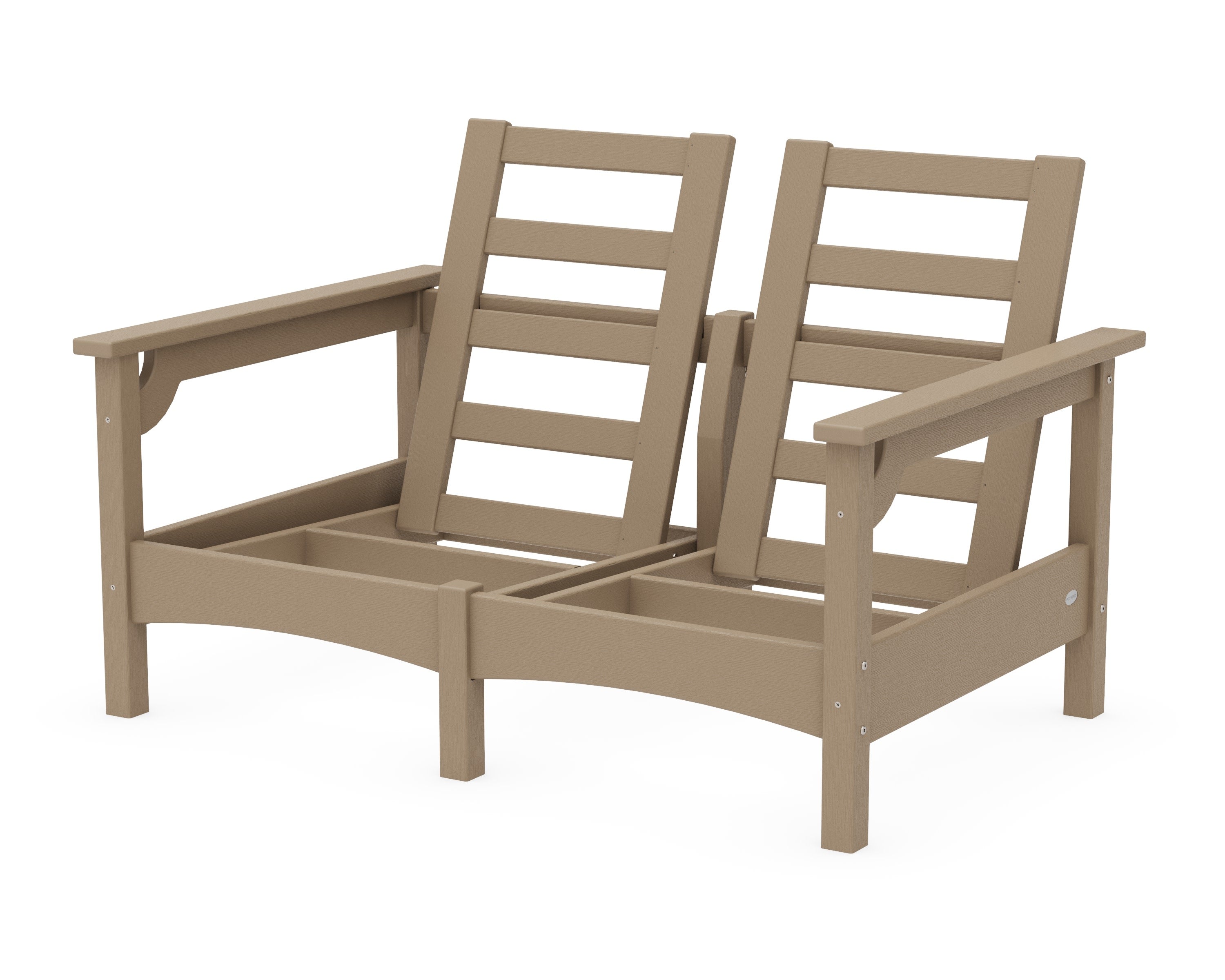 Club Loveseat Frame in Vintage Sahara