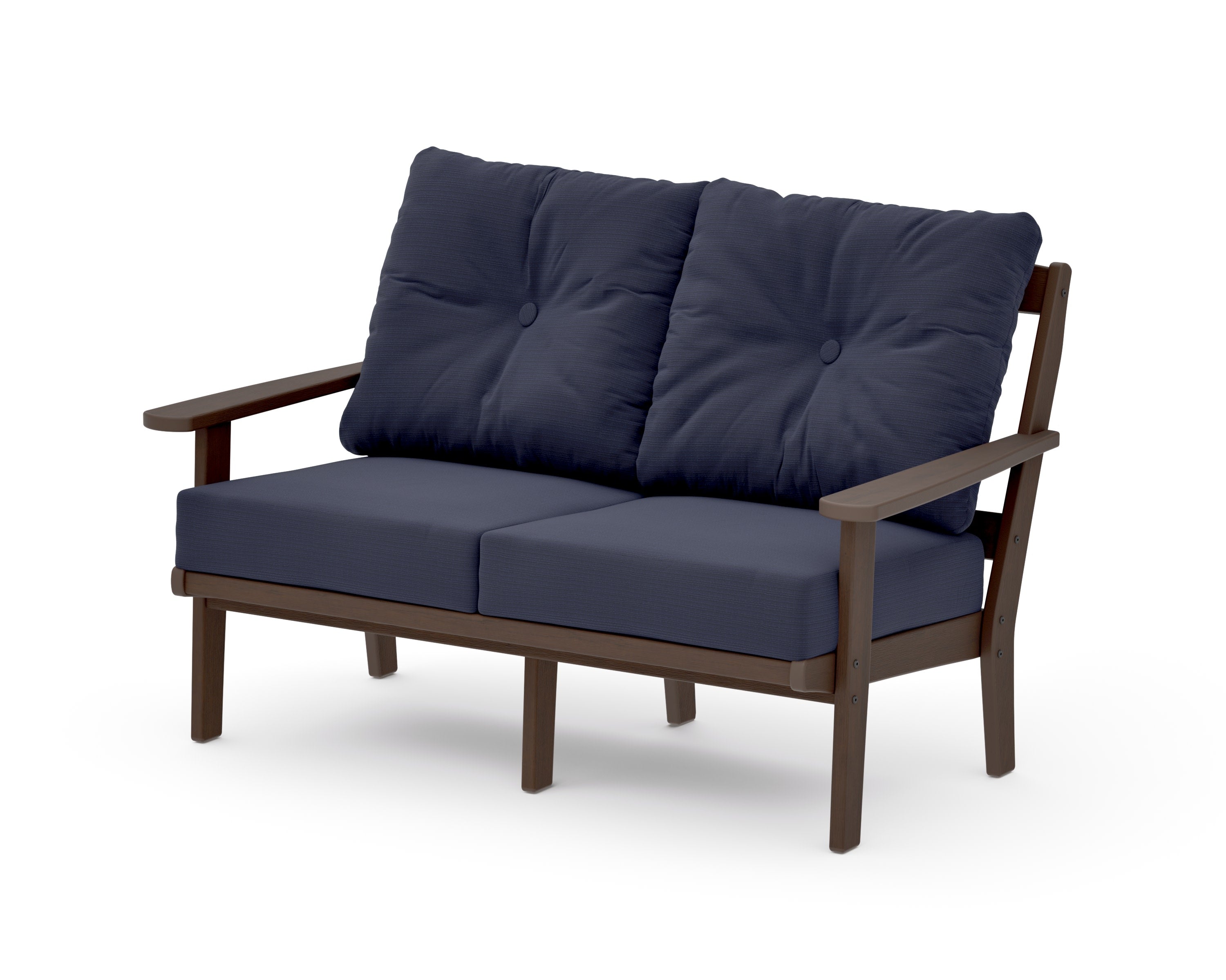 Mission Deep SeatingLoveseat in Kona / Navy Linen