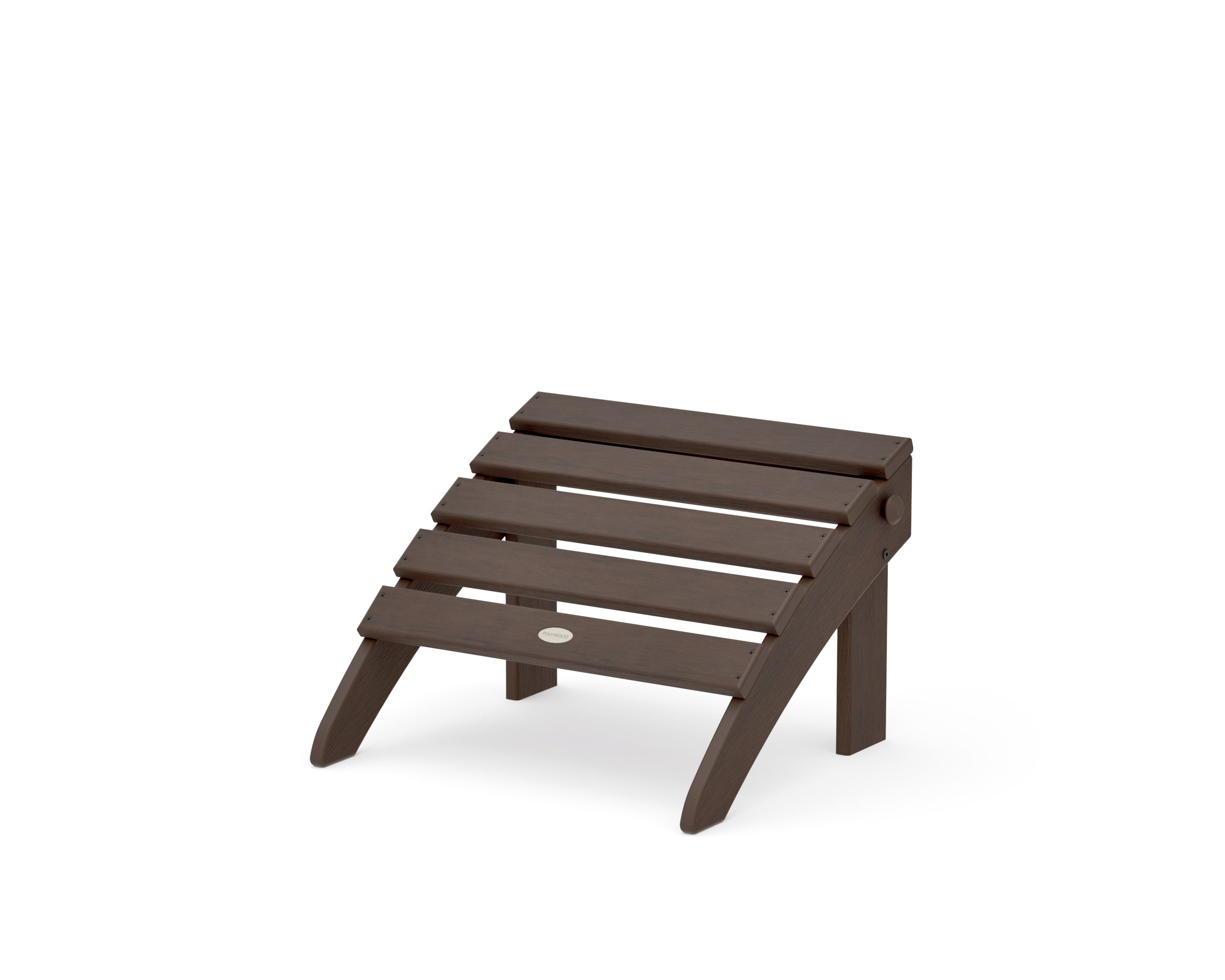 Classic Adirondack Folding Ottoman in Kona