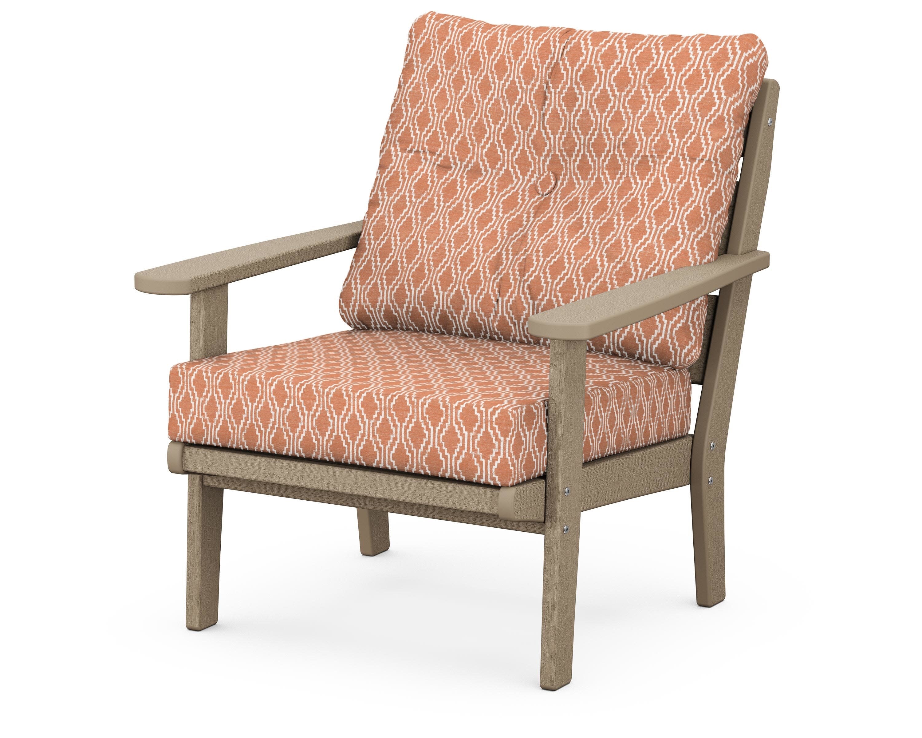 Lakeside Deep Seating Chair in Vintage Sahara / Solve Clay