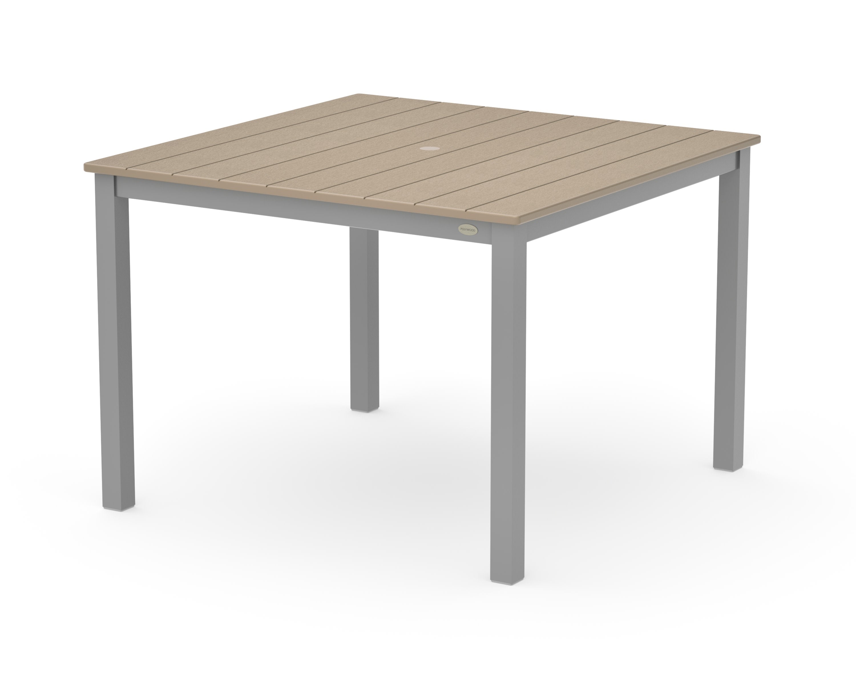 Main Street 42 x 42 Dining Table in Silver / Vintage Sahara