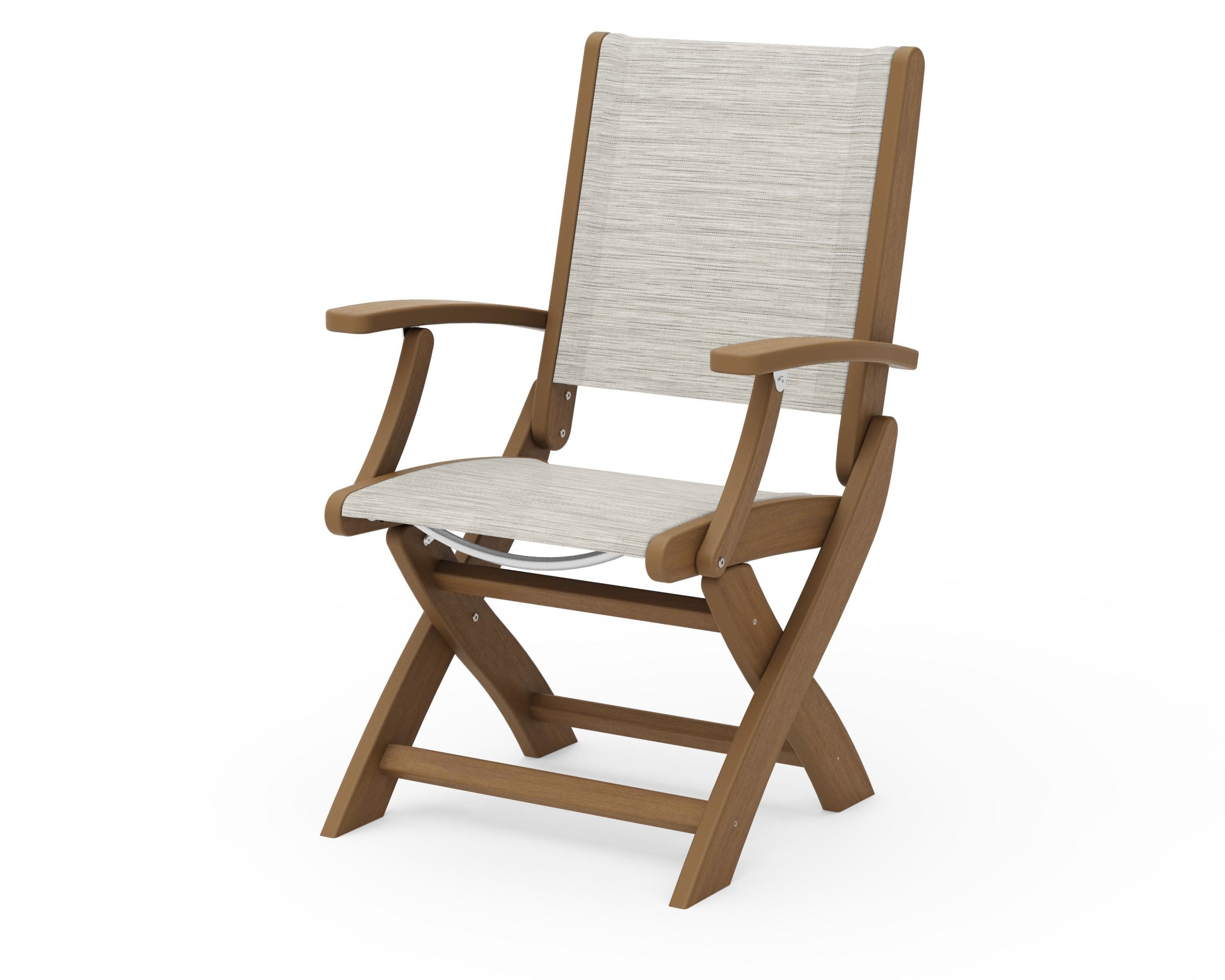 Coastal Folding Chair in Natural / Birch Sling