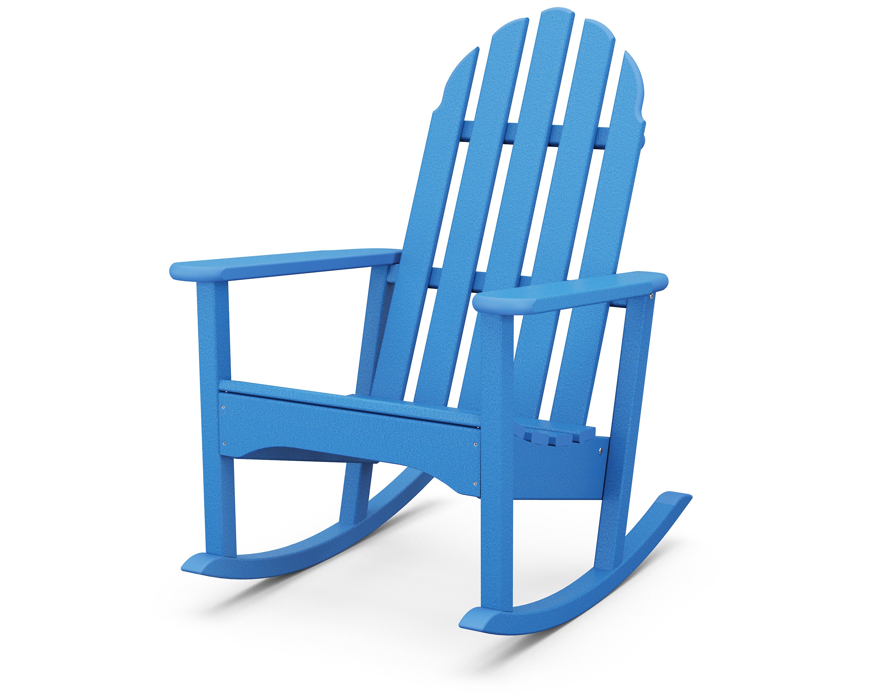Classic Adirondack Rocking Chair in Pacific Blue