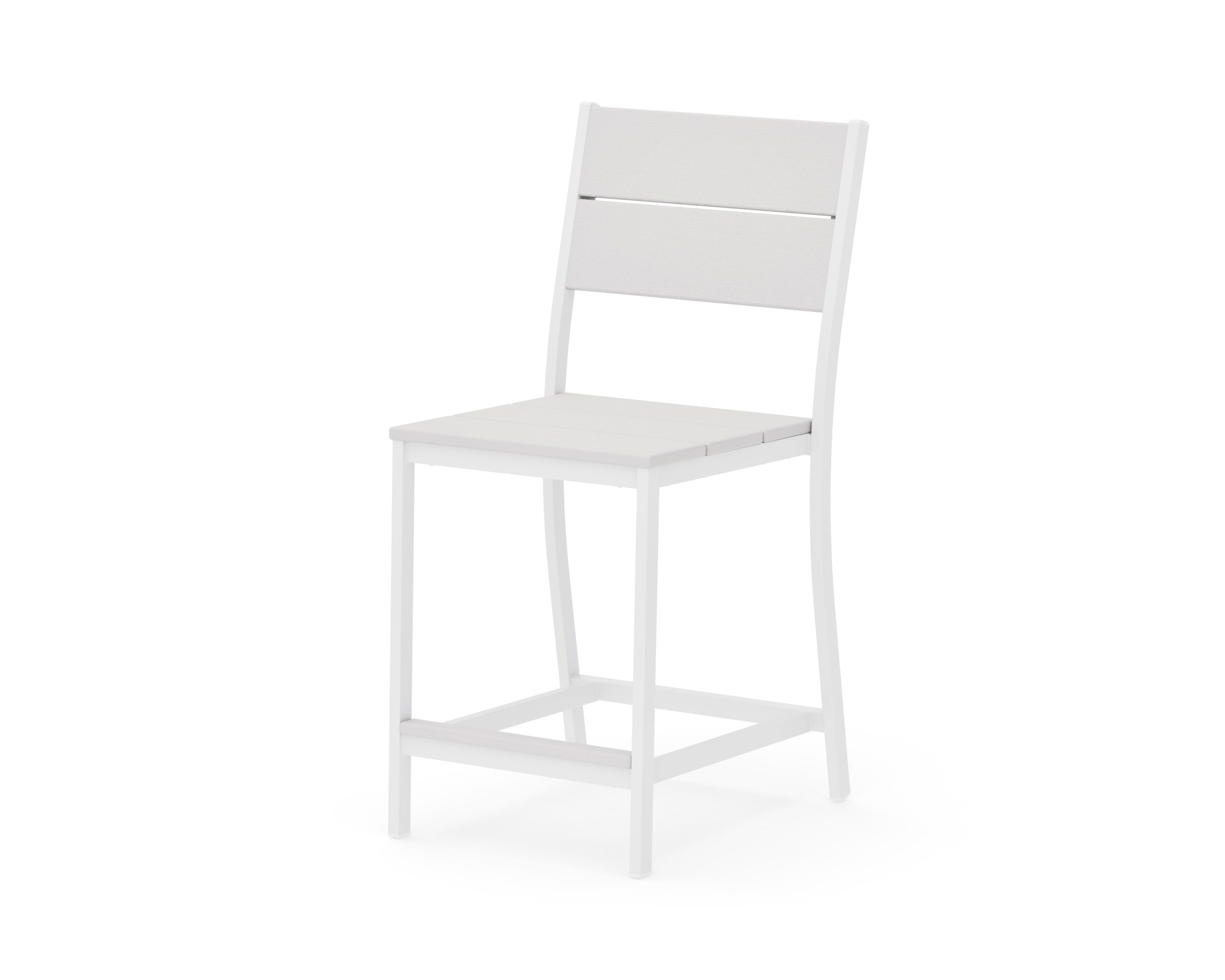 Main Street Counter Side Chair in White / Vintage White