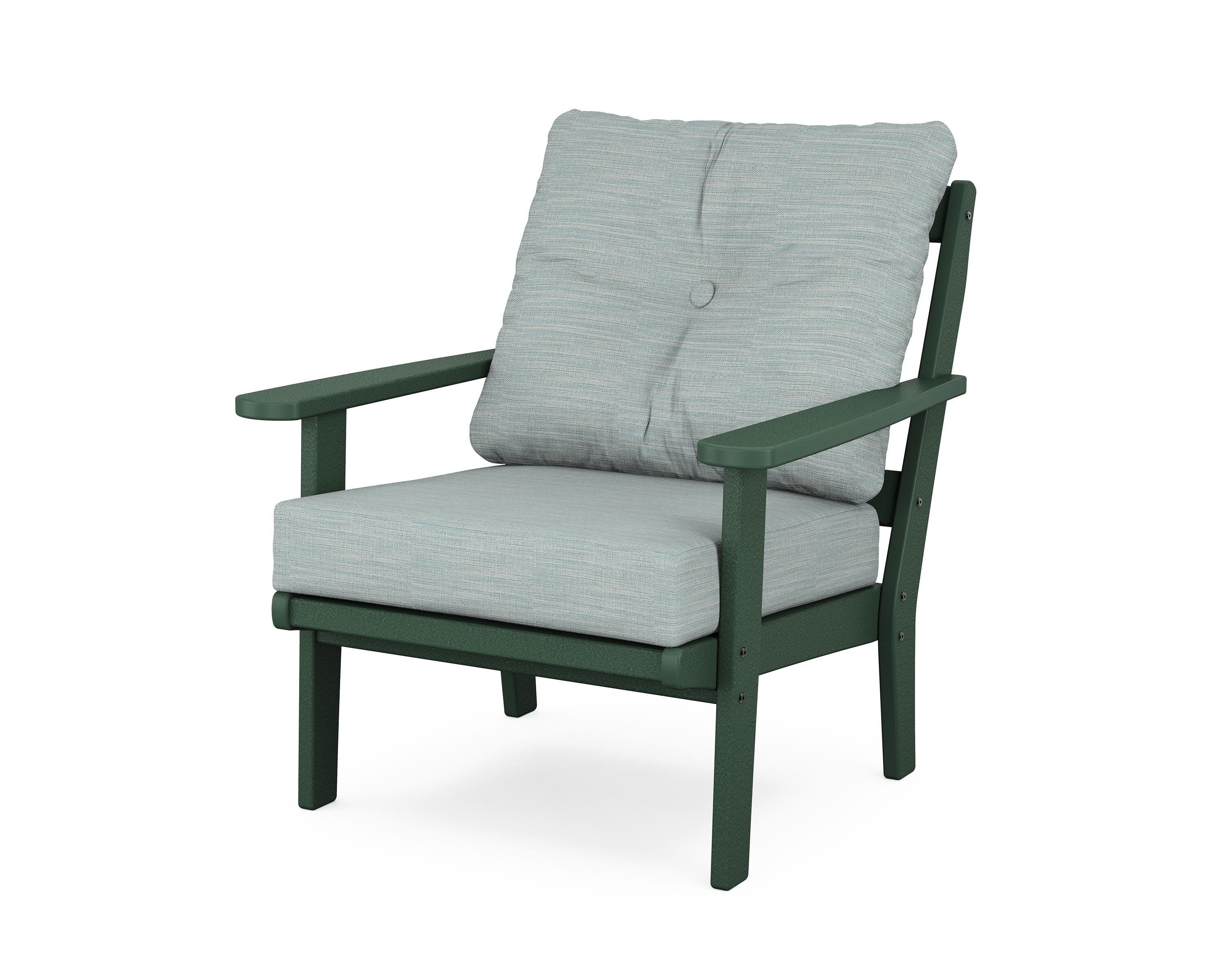 Mission Deep Seating Chair in Green / Soothe Mist