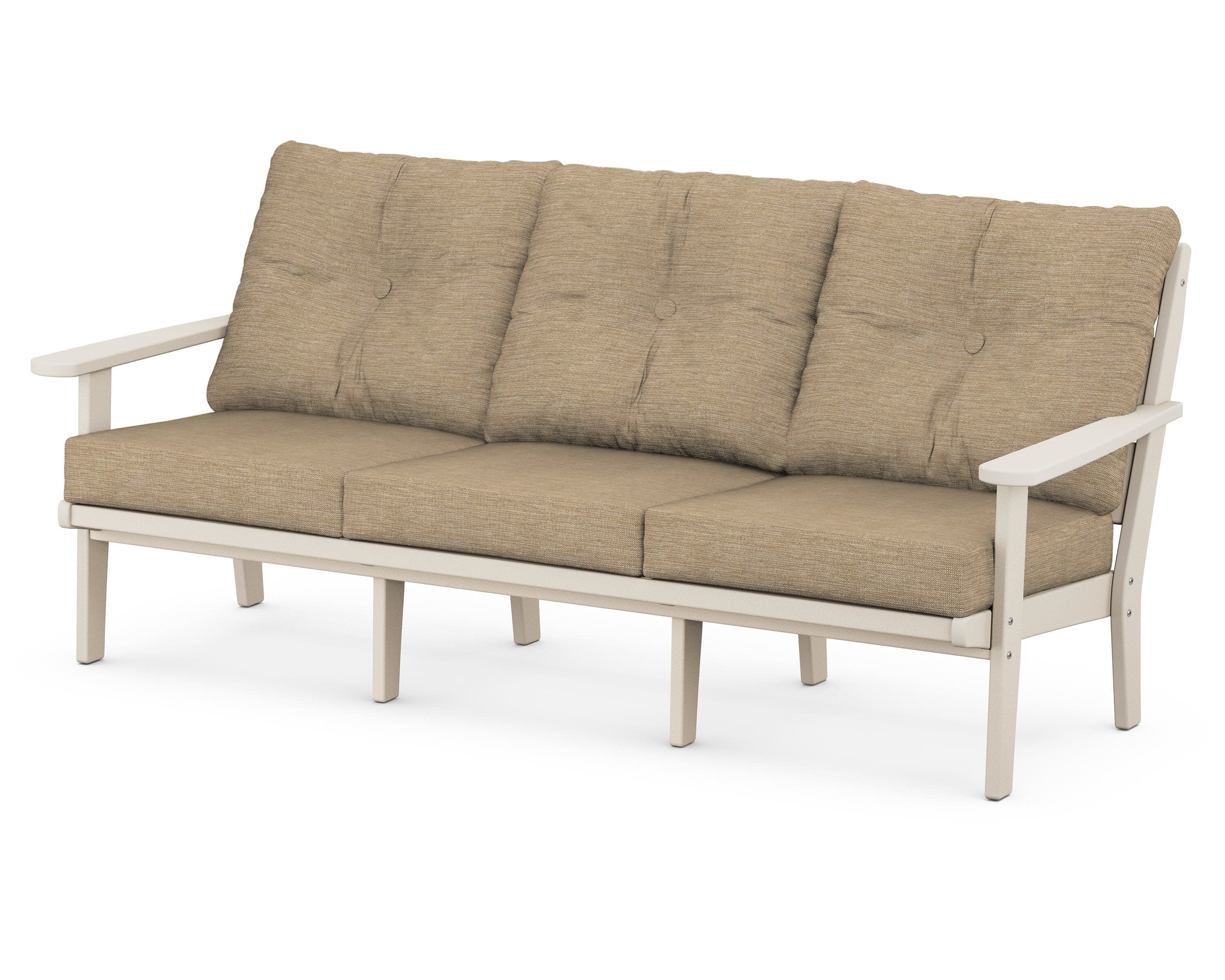 Lakeside Deep Seating Sofa in Sand / Charmer Desert