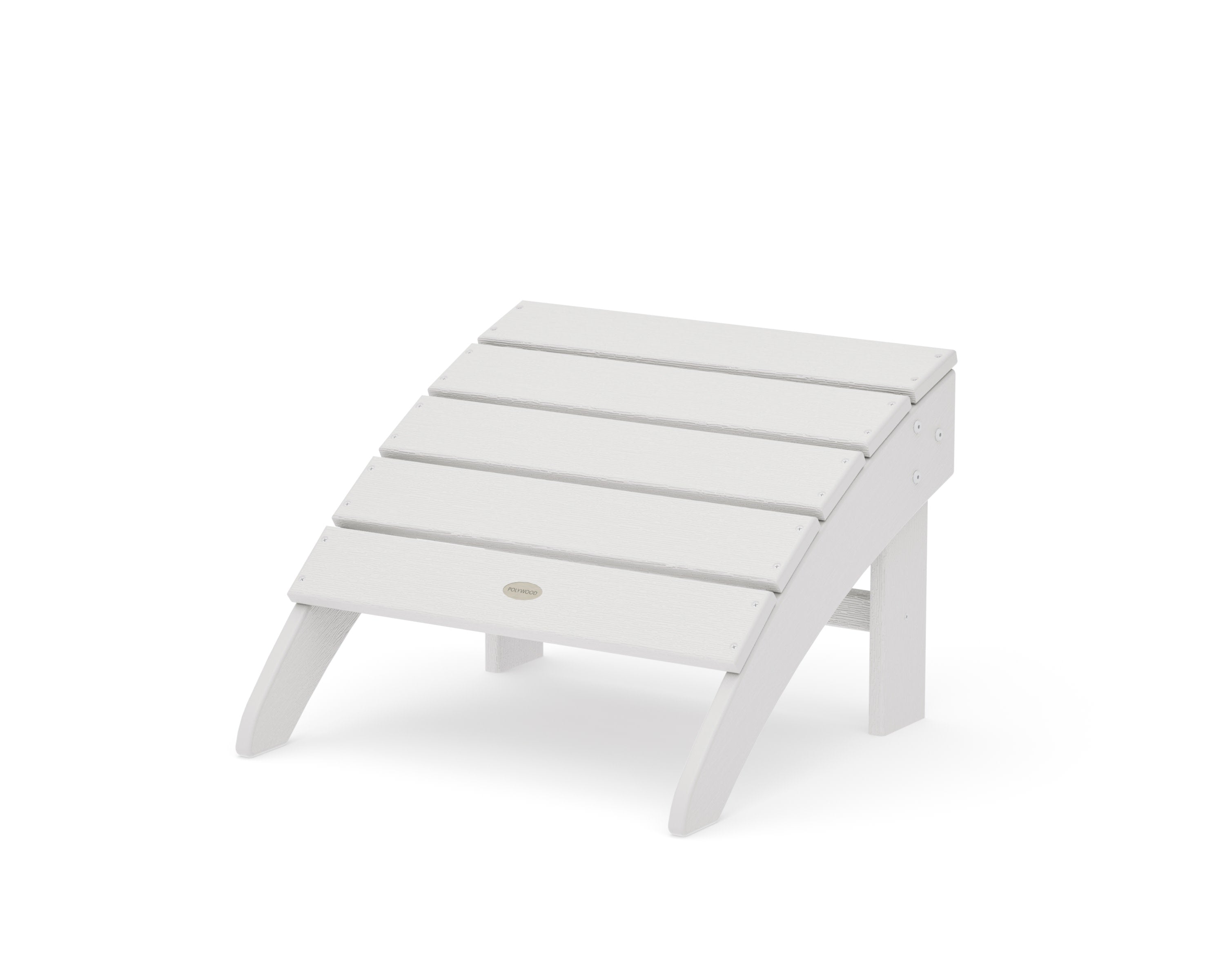 Palm Coast Ottoman in Vintage White