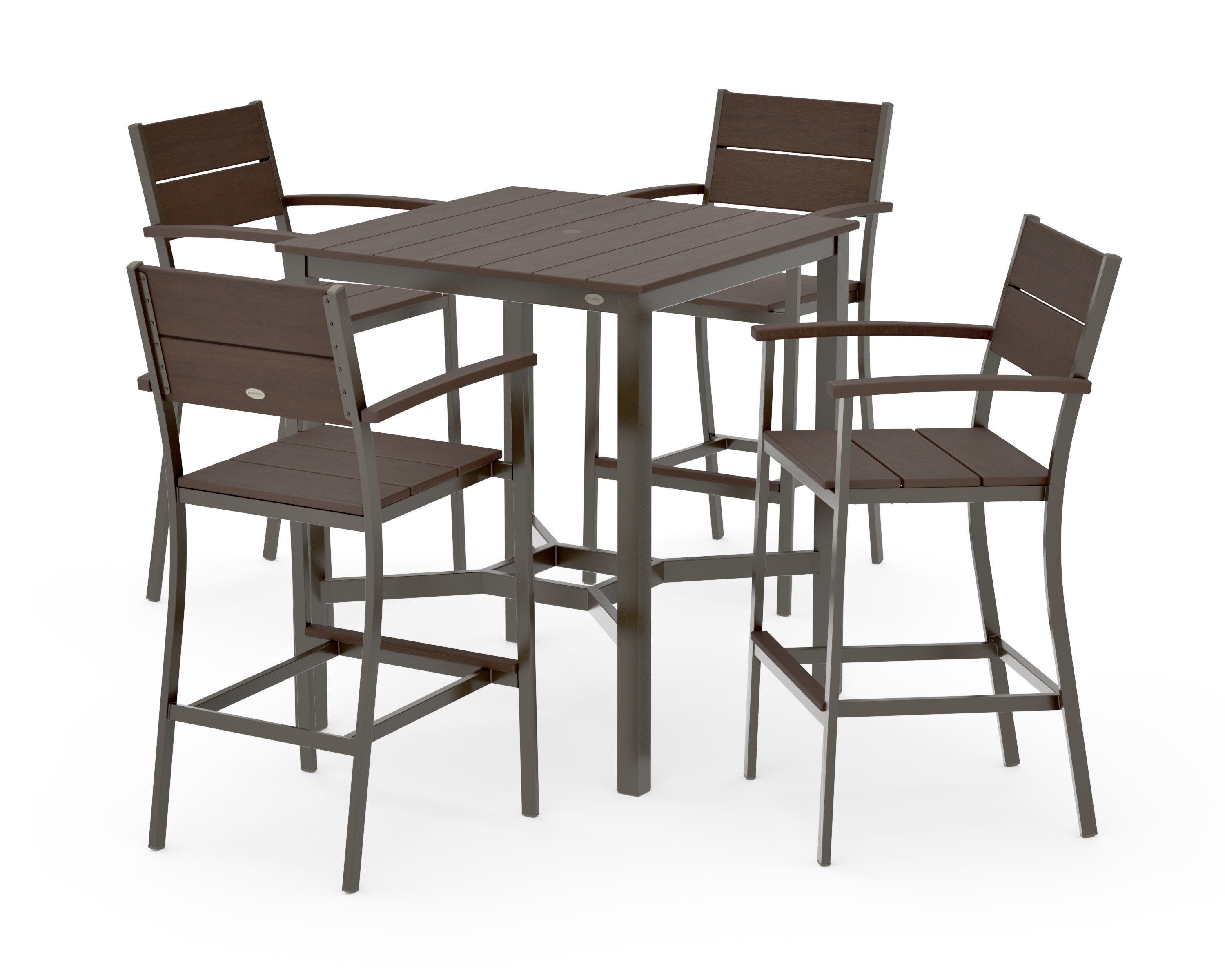 Main Street 5-Piece Bar Set in Bronze / Kona