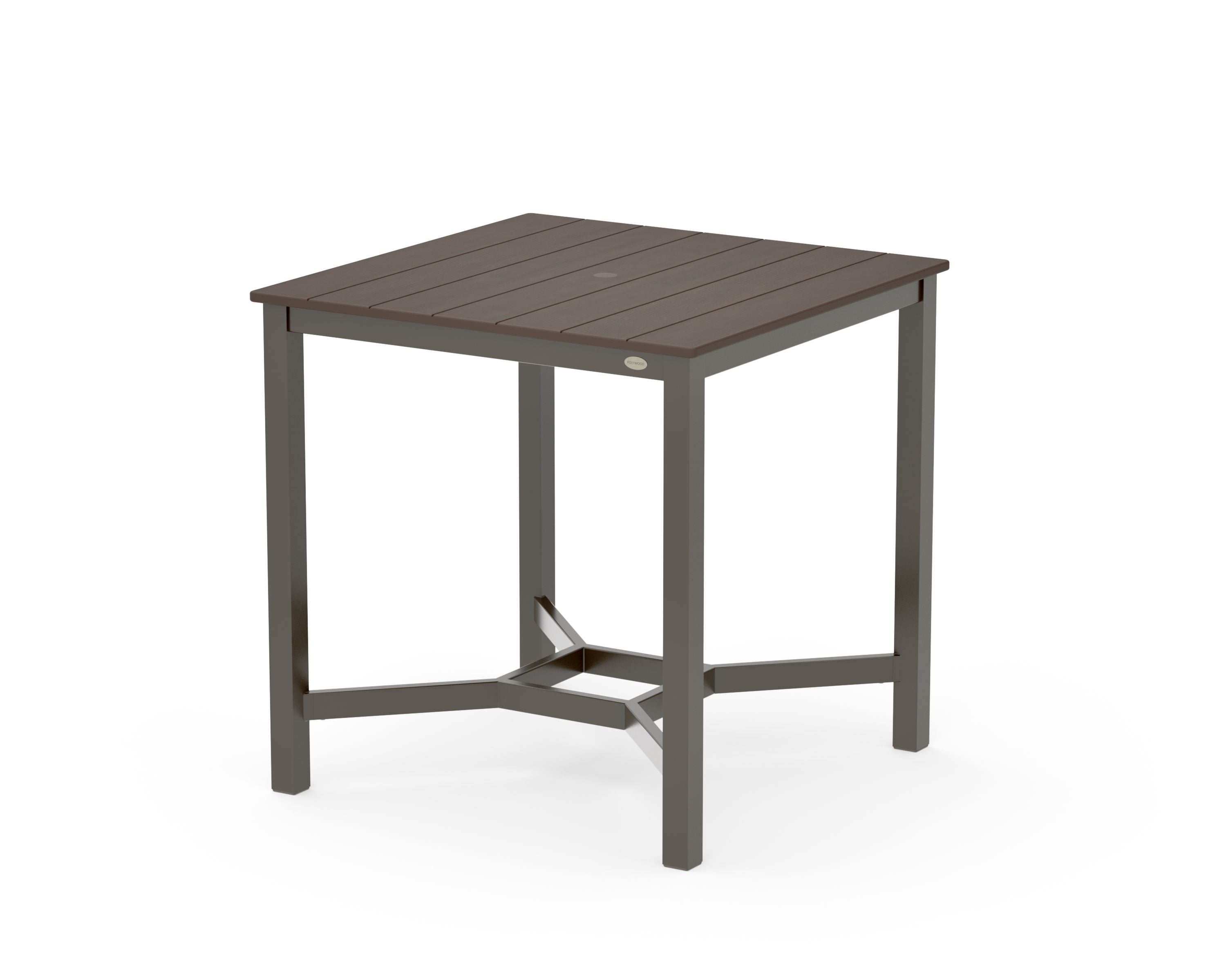 Main Street 36 x 36 Counter Table in Bronze / Kona