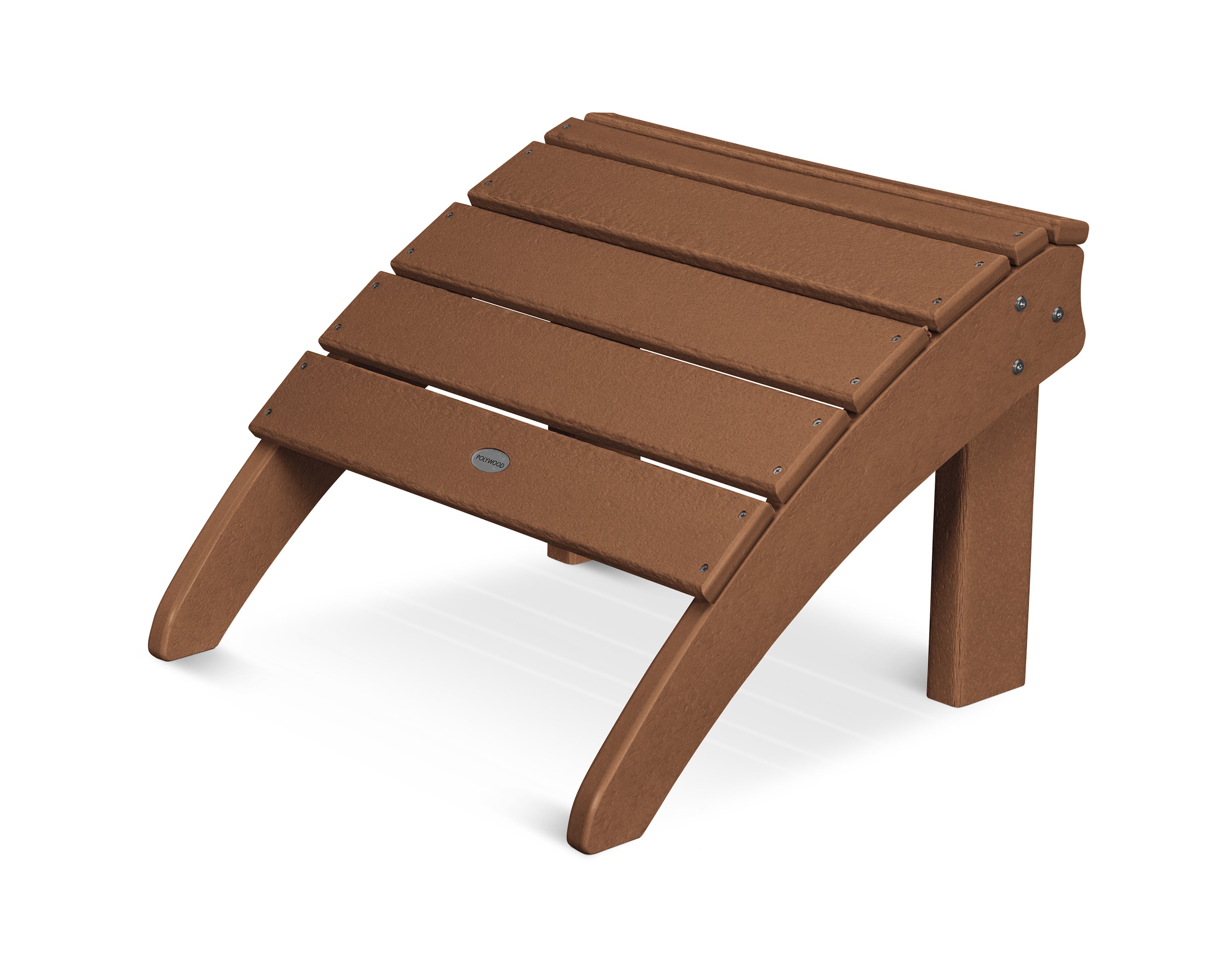 Seashell Ottoman in Teak