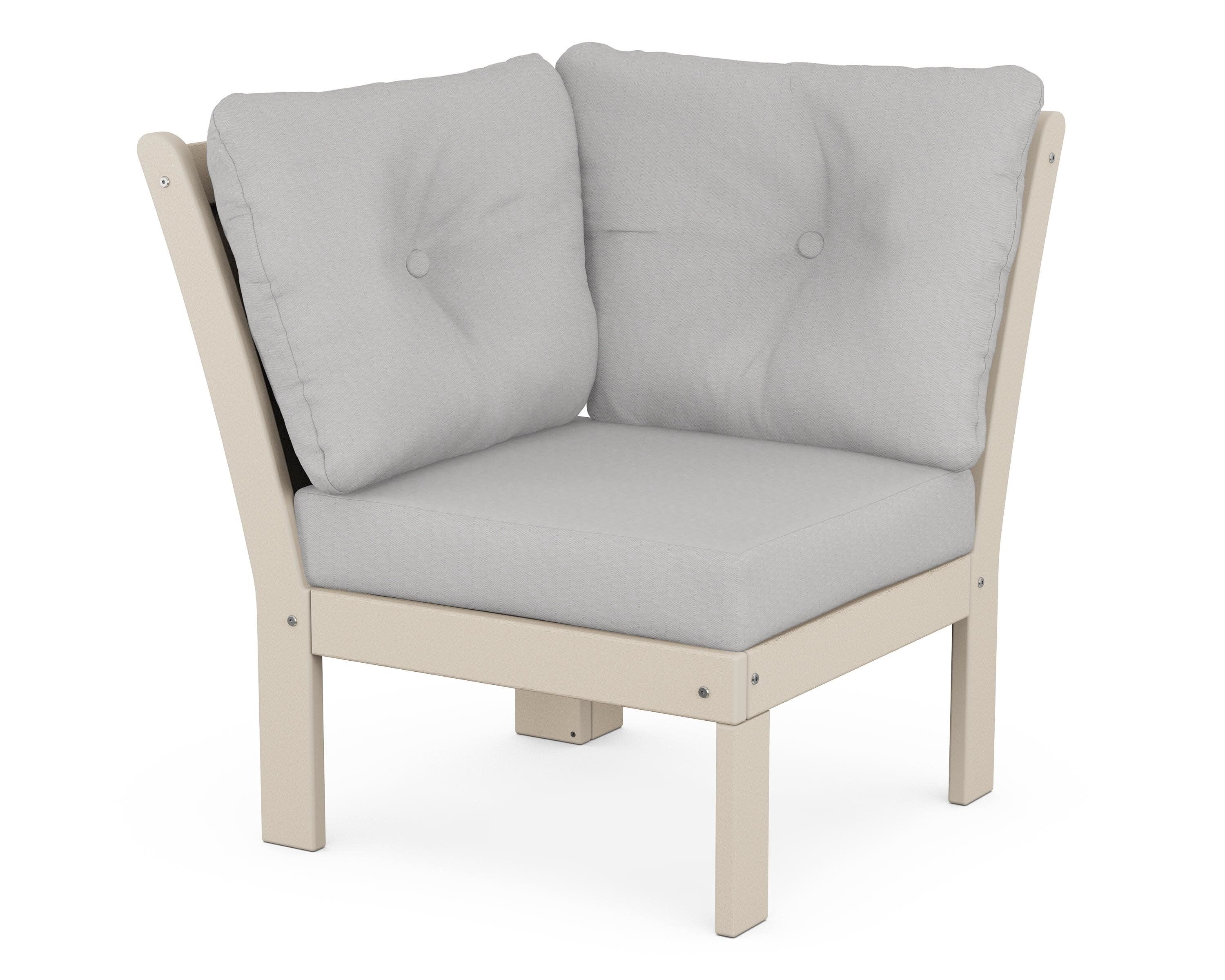 Vineyard Modular Corner Chair in Sand / Diamond in the Rough