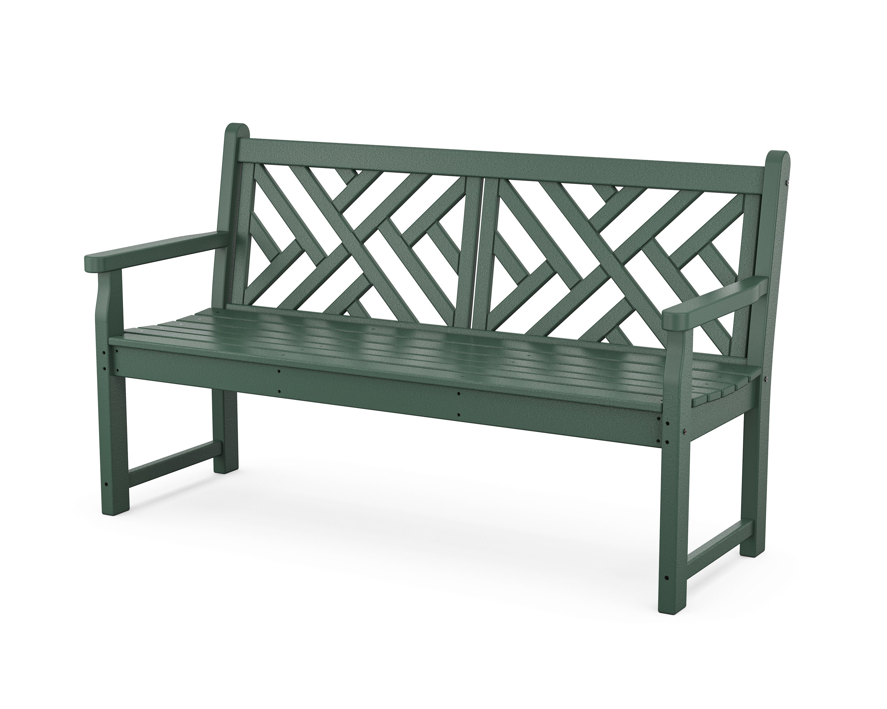 Chippendale 60" Bench in Green