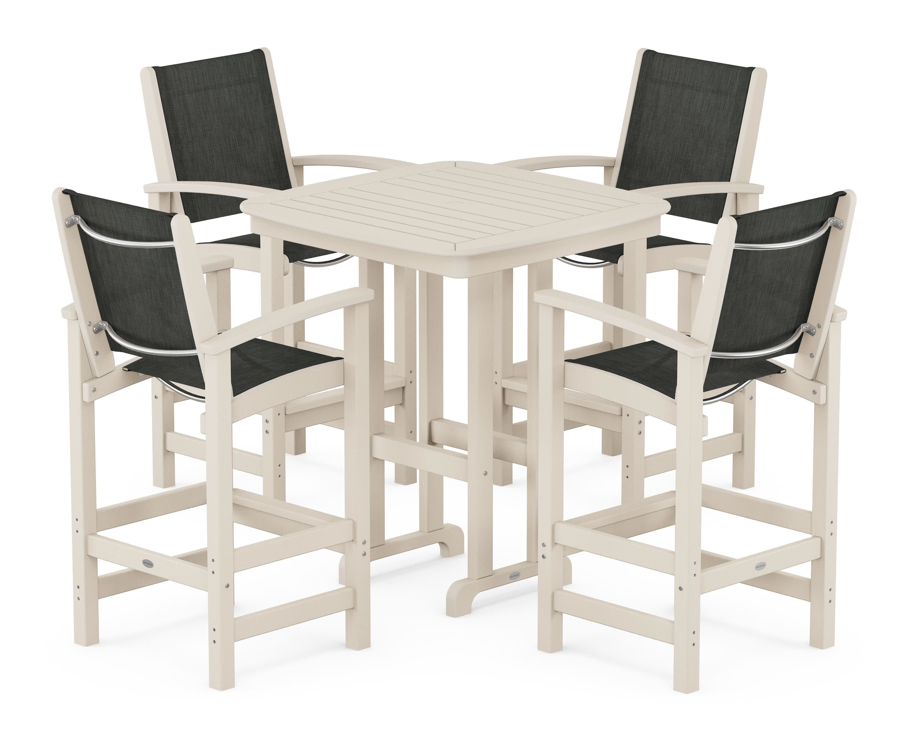 Coastal 5-Piece Bar Set in Sand / Ember Sling