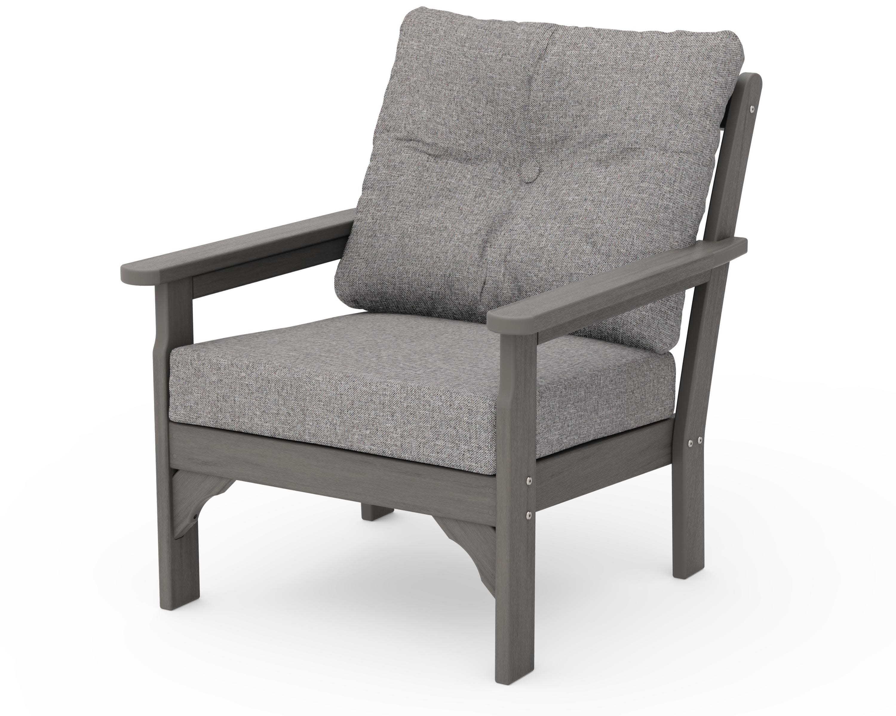 Vineyard Deep Seating Chair in Driftwood / Grey Mist