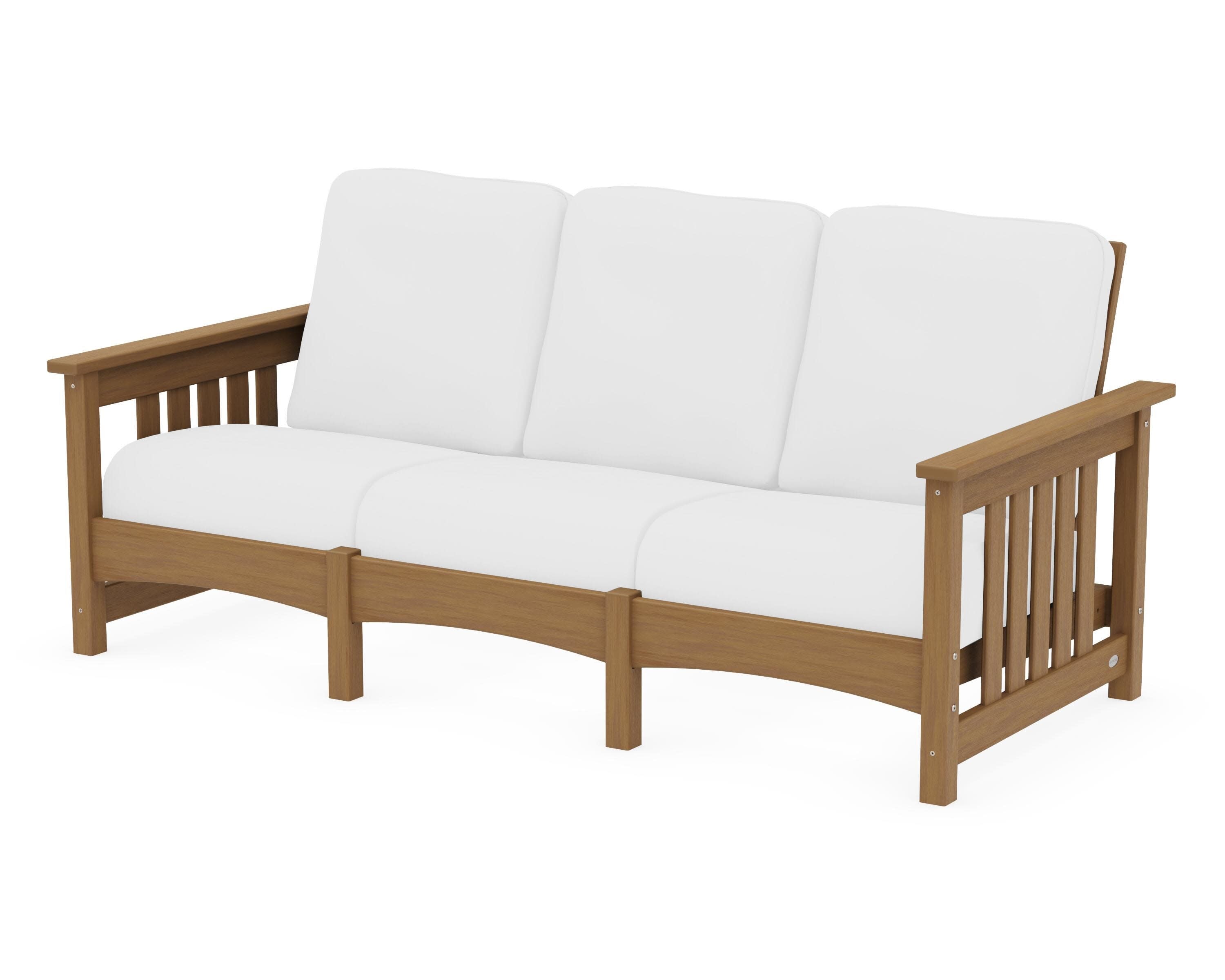 Club Mission Sofa in Natural / Natural